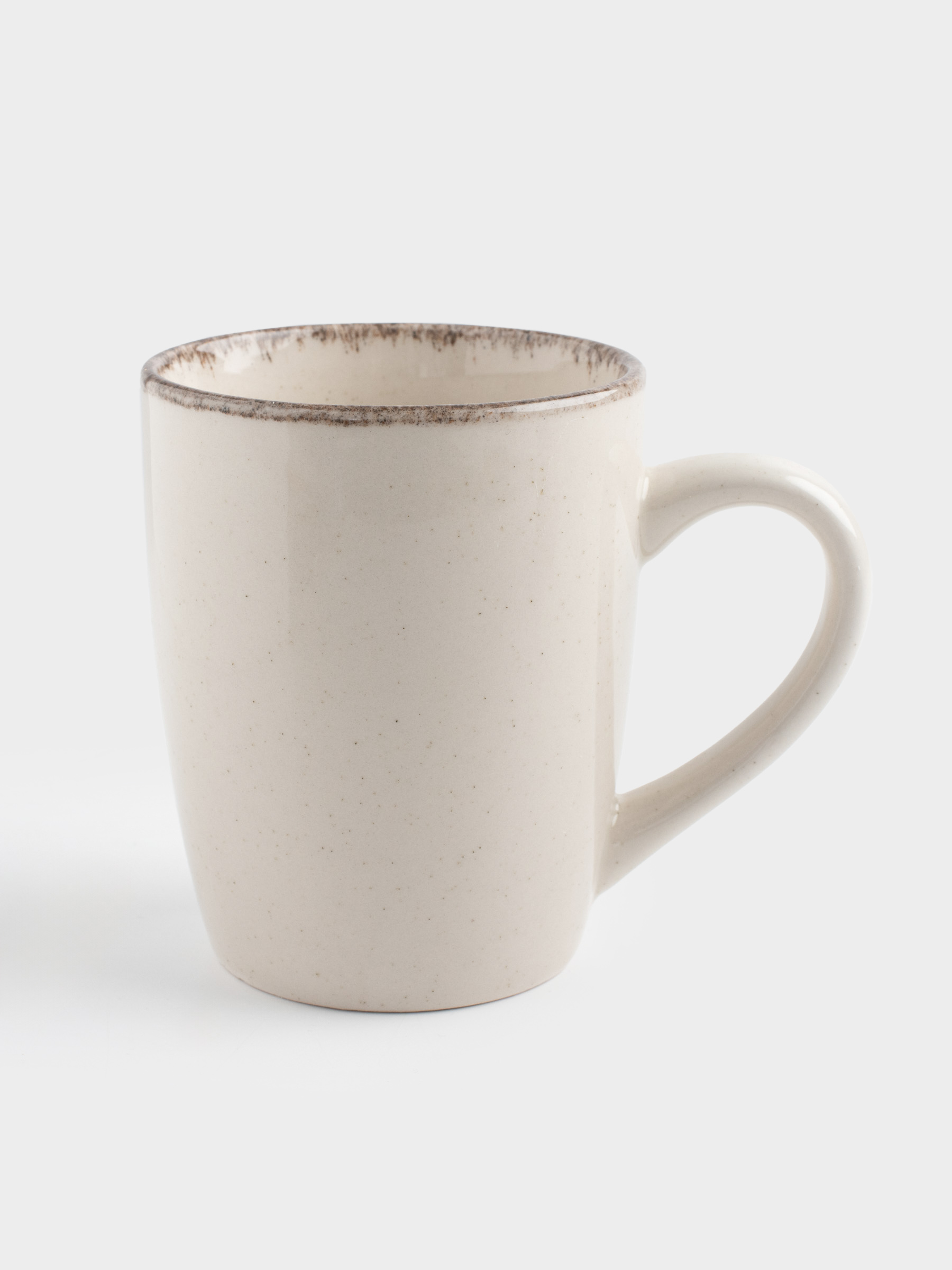 Саптыаяқ, 360 мл, 2 дана, керамика, сарғылт-қоңыр, дақты, Speckled glaze, image-3