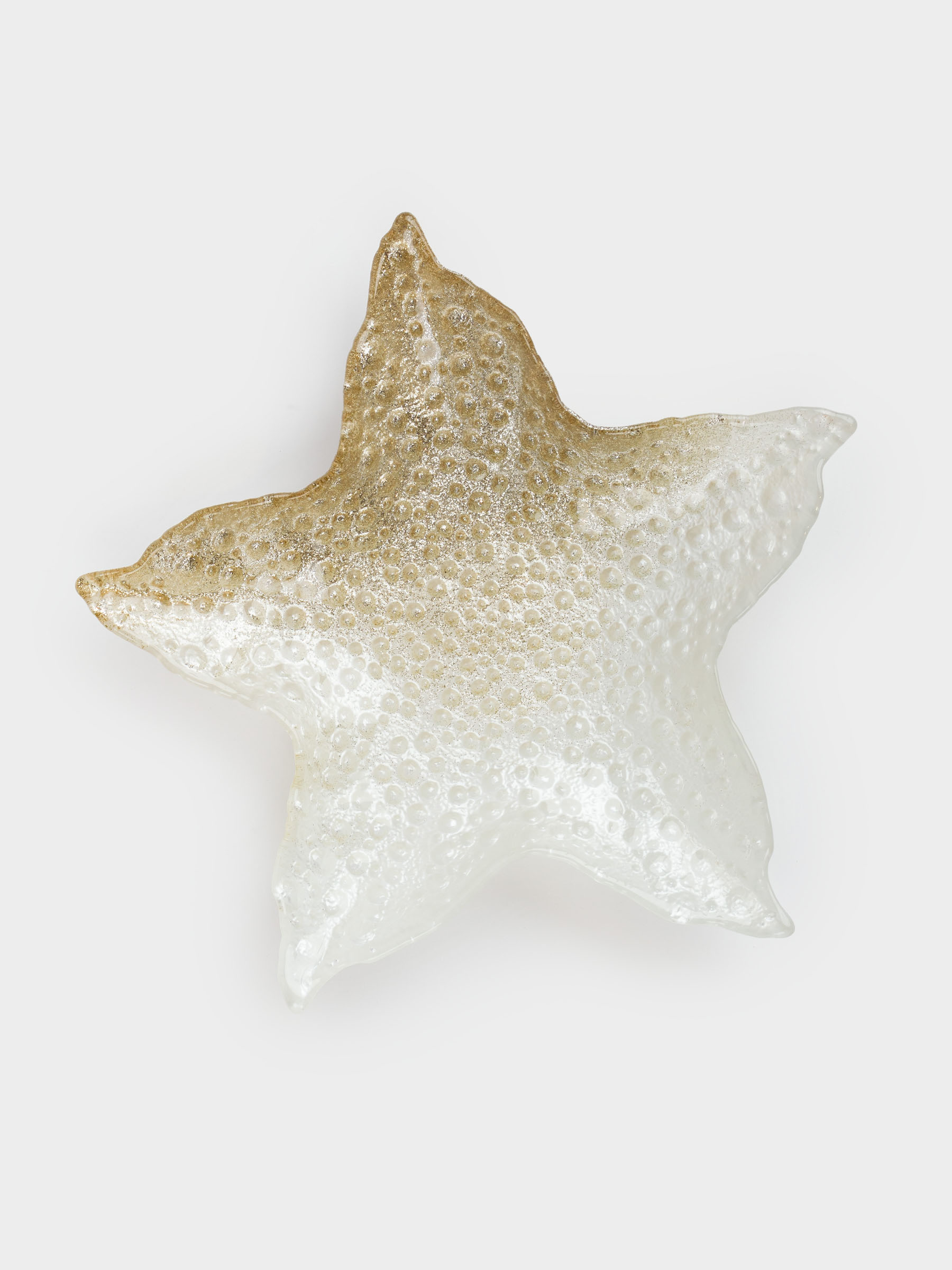 Блюдо, 26х4 см, стекло, золотистое, Морская звезда, Starfish, image-3