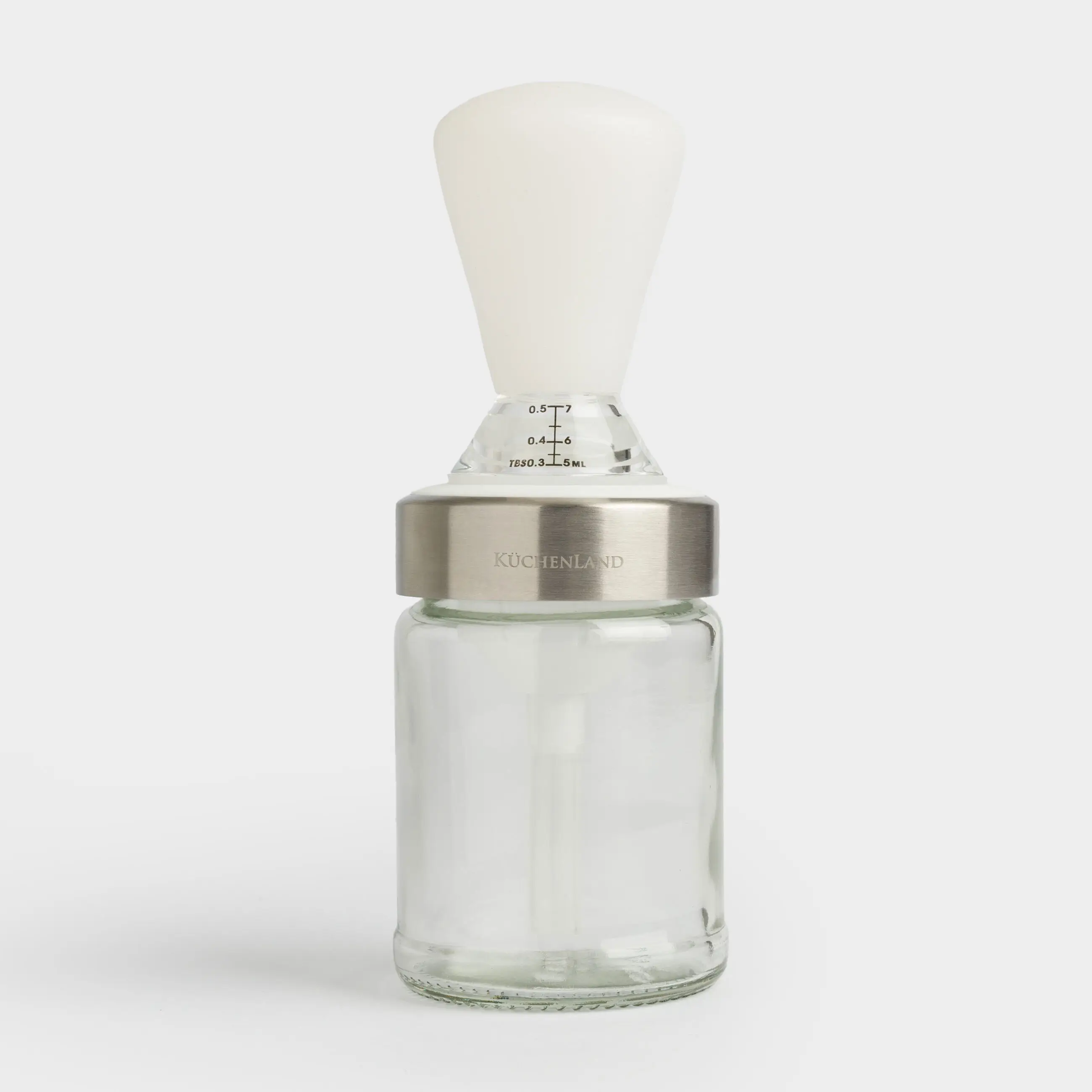 Контейнер для масла, 100 мл, с кисточкой, стекло/силикон, Comfort light, image-0