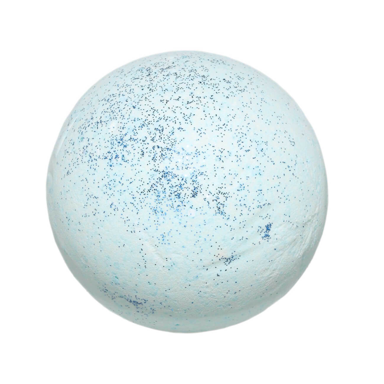 Бомбочка для ванны, 130 гр, с блестками, Ягодный аромат, голубая, Шар, Sparkle body изображение № 1
