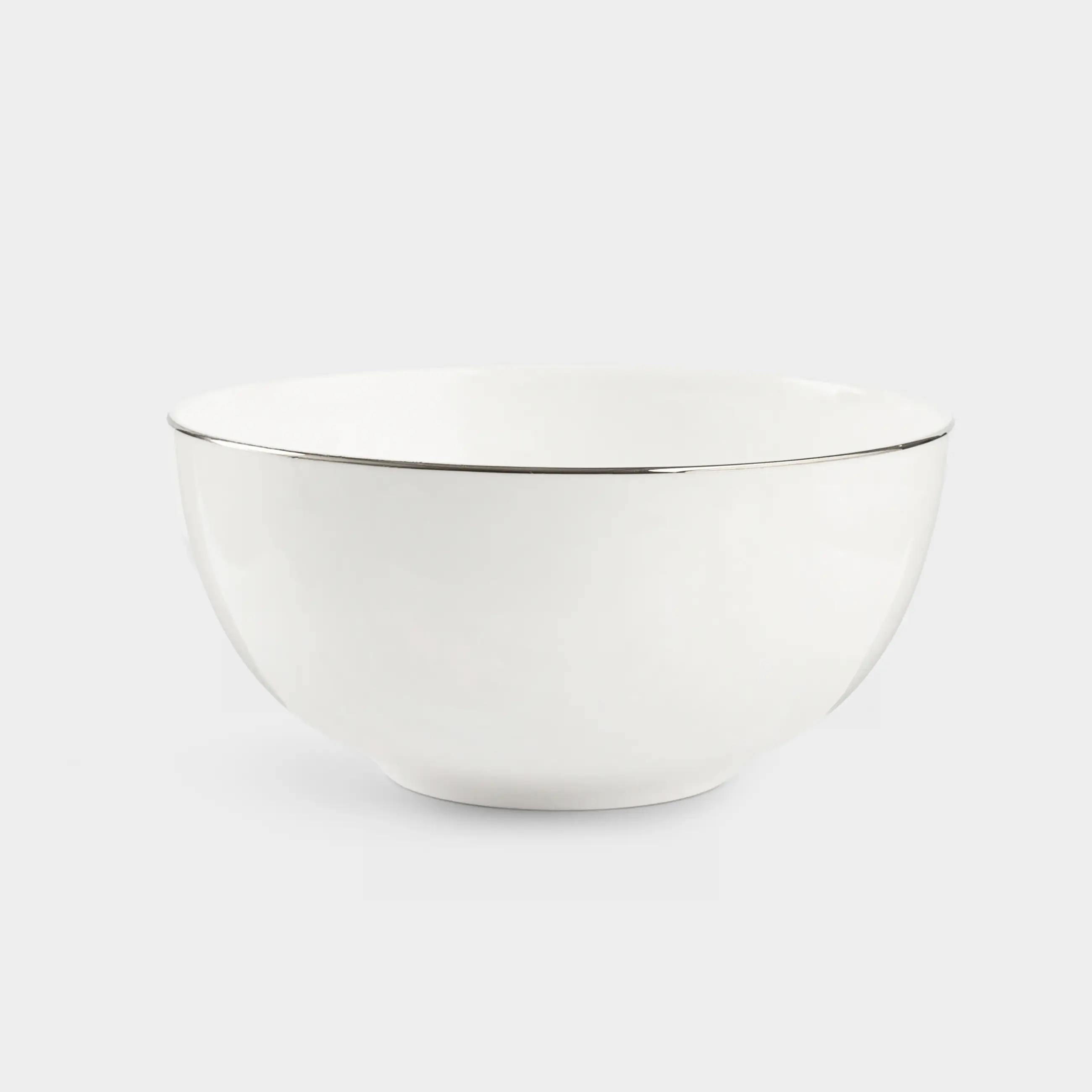 Салатник, 16х7 см, 800 мл, фарфор F, белый, Ideal silver