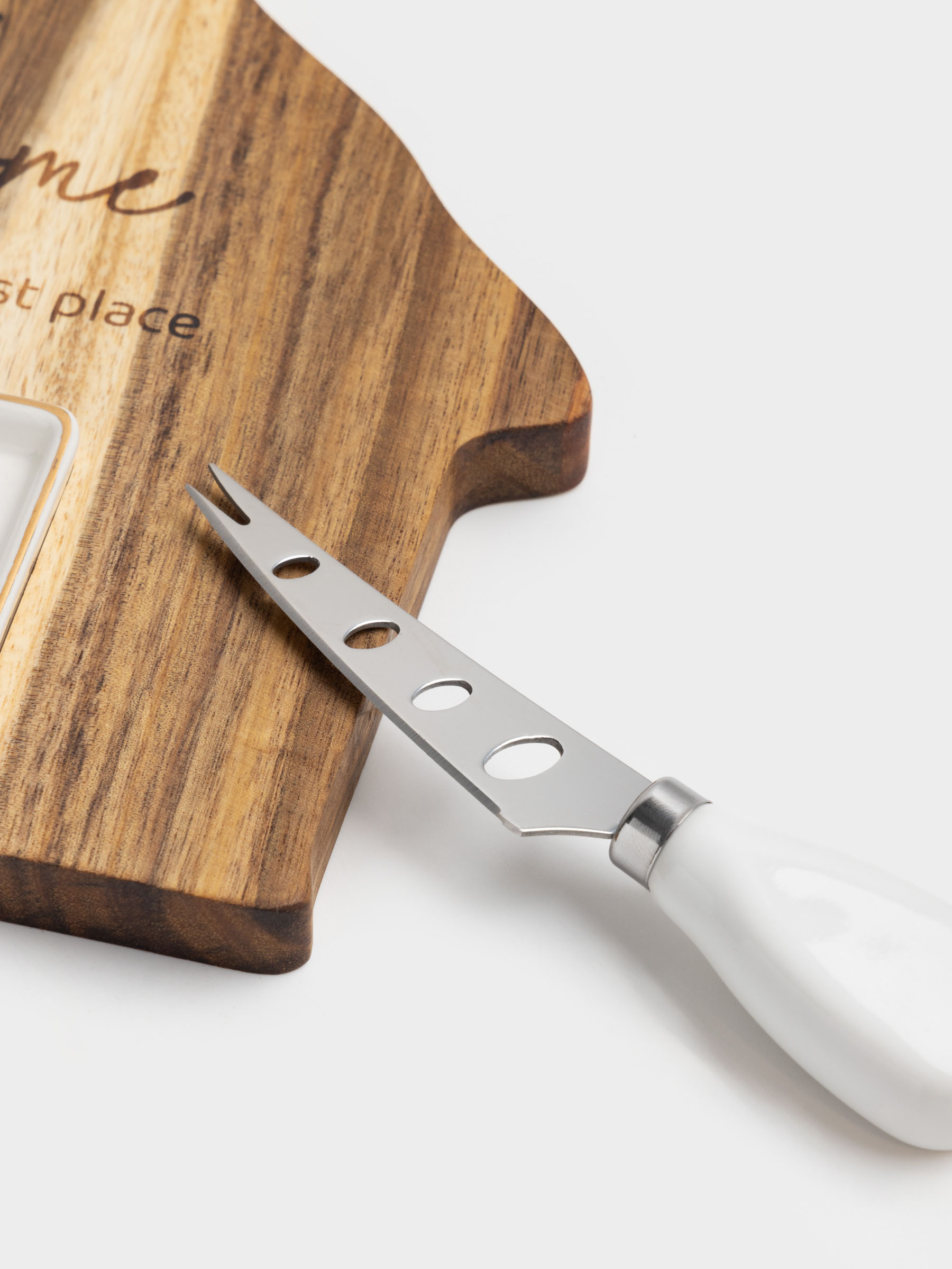 Ірімшікке арналған жиынтық, 3 зат, тақта-ыдыс/кесе, болат/ағаш/керамика, Үй, Noble tree, image-5