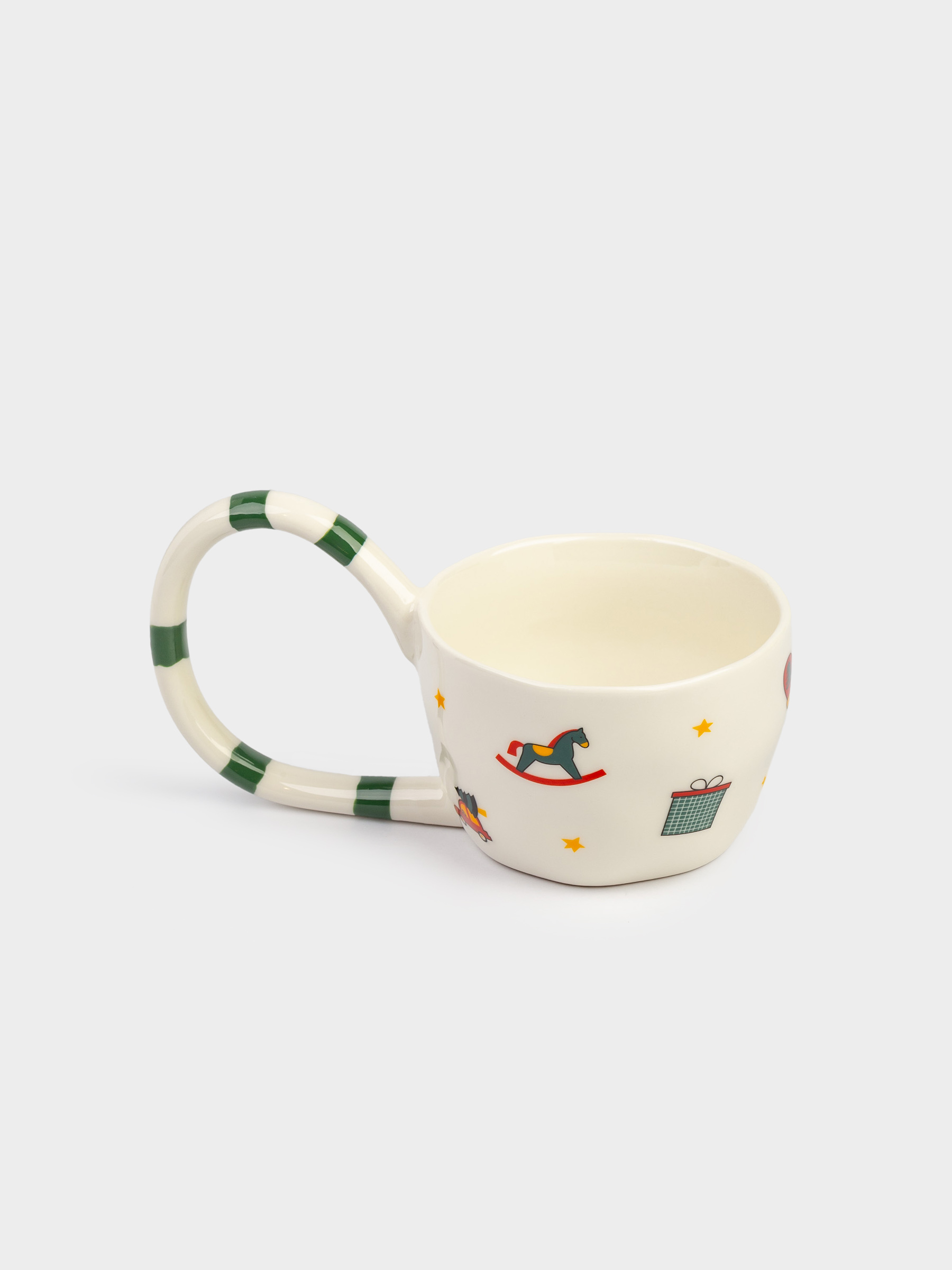 Саптыаяқ, 300 мл, фарфор N, ақ-жасыл, Жаңа жылдық микс, Christmas, image-3