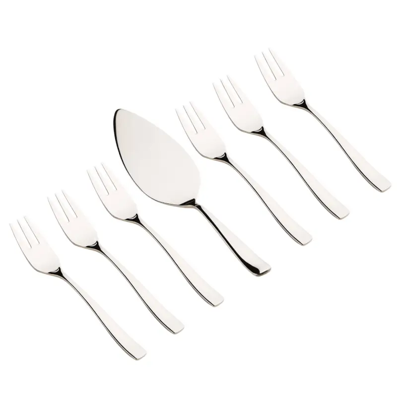 Столовые приборы десертные, 6 перс, 7 пр, сталь, Berne ,image-0