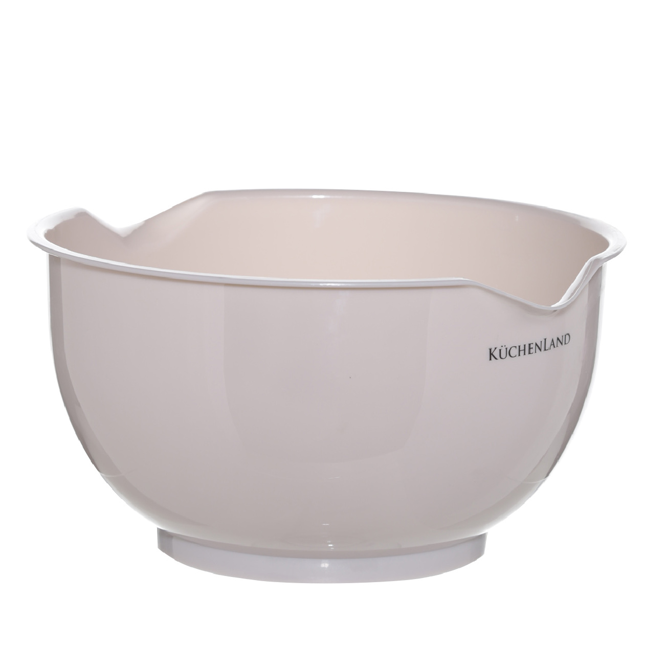 Набор мисок, 3 шт, со сливом, пластик, бежевая/кремовая/молочная, Soft kitchen, image-1