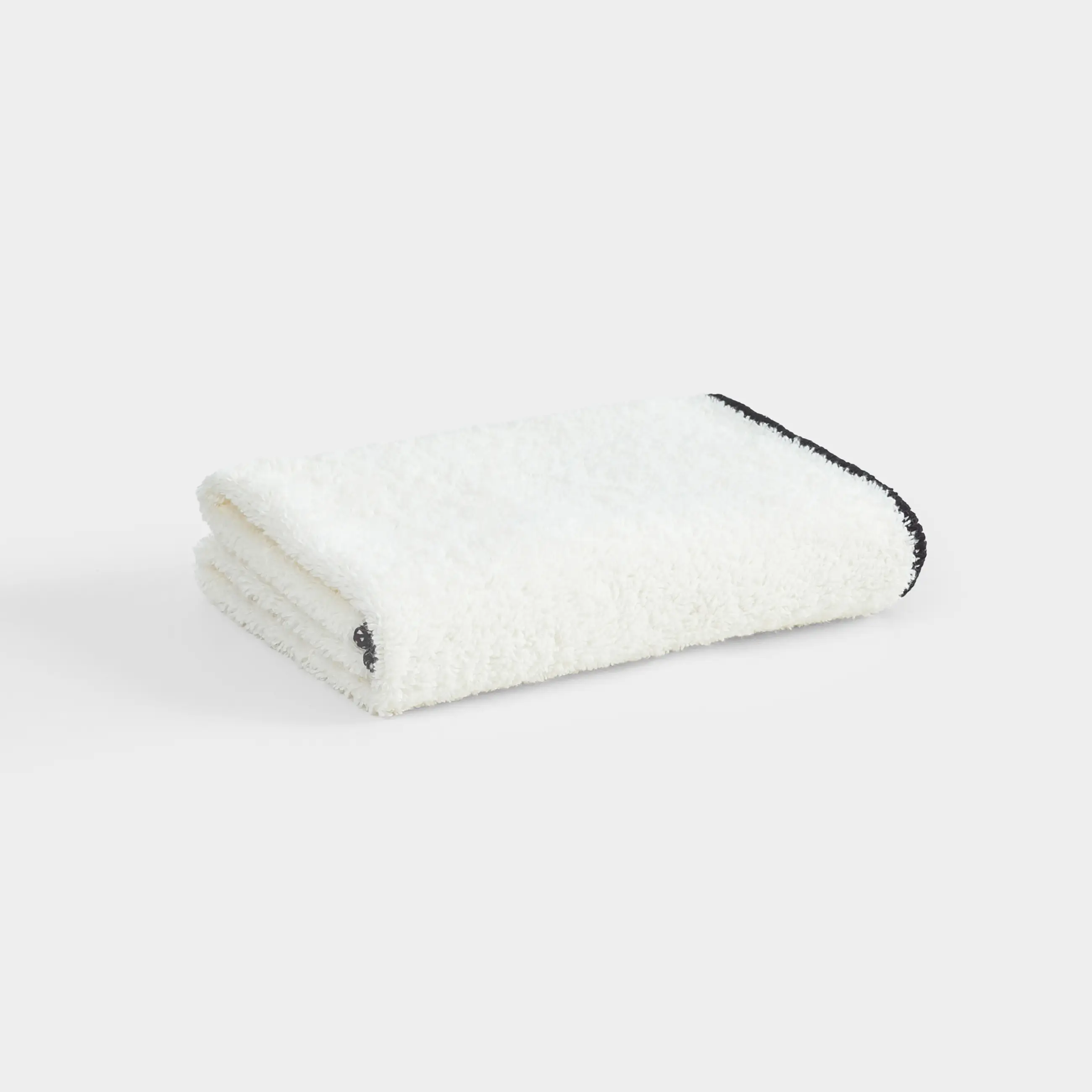 Сүлгі, 40х60 см, мақта, сарғылт-қоңыр, Қара жиек, Frotte cotton