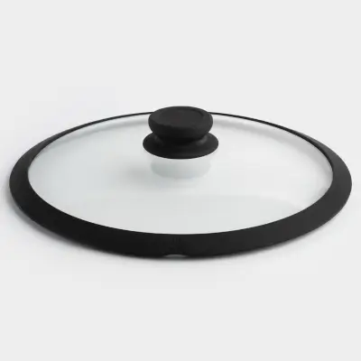 Крышка, 28 см, стекло Т/силикон, Solution accessory ,image-0