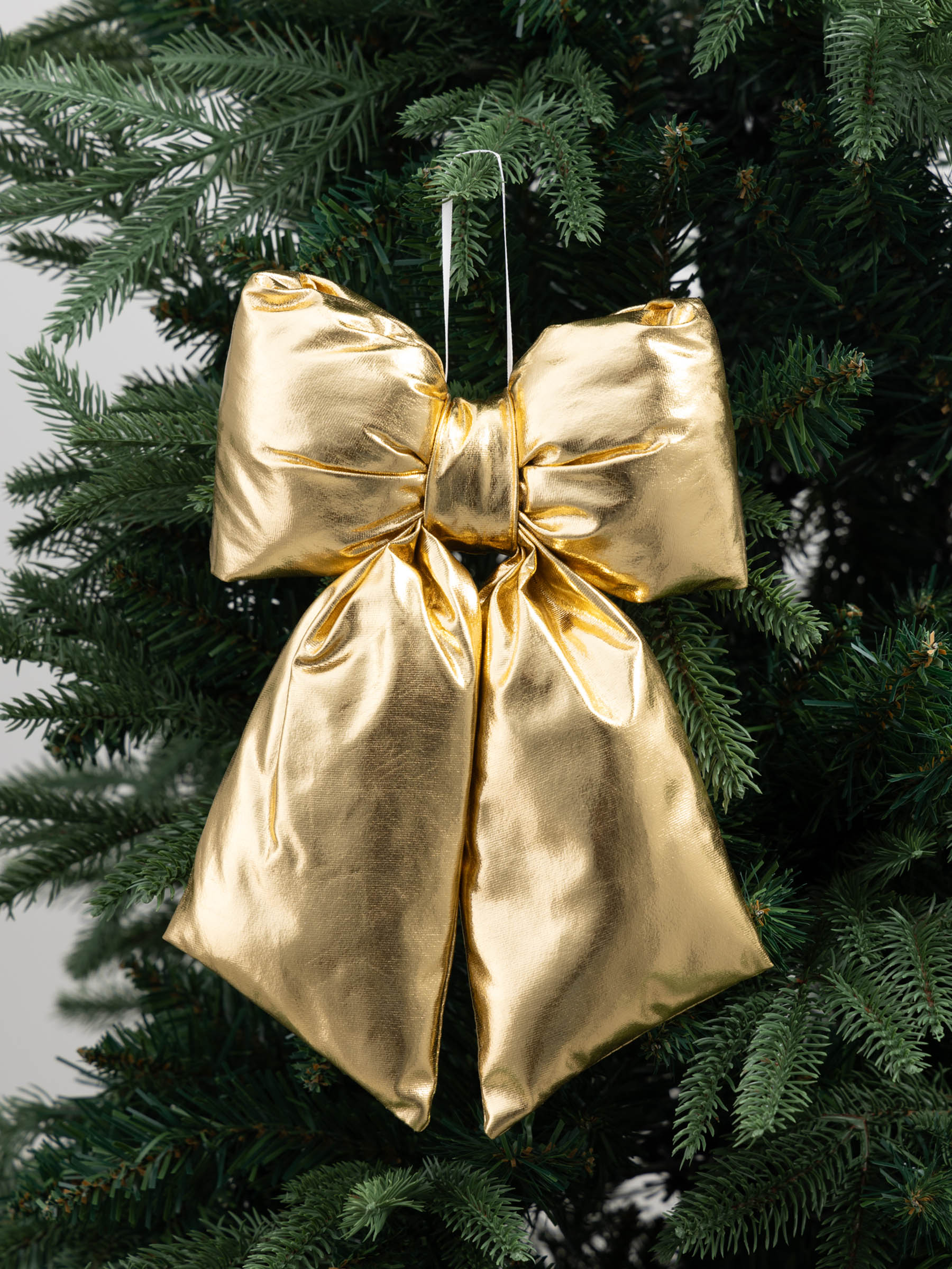 Украшение декоративное, 26 см, полиэстер, золотистое, Бант, Vogue bow, image-3