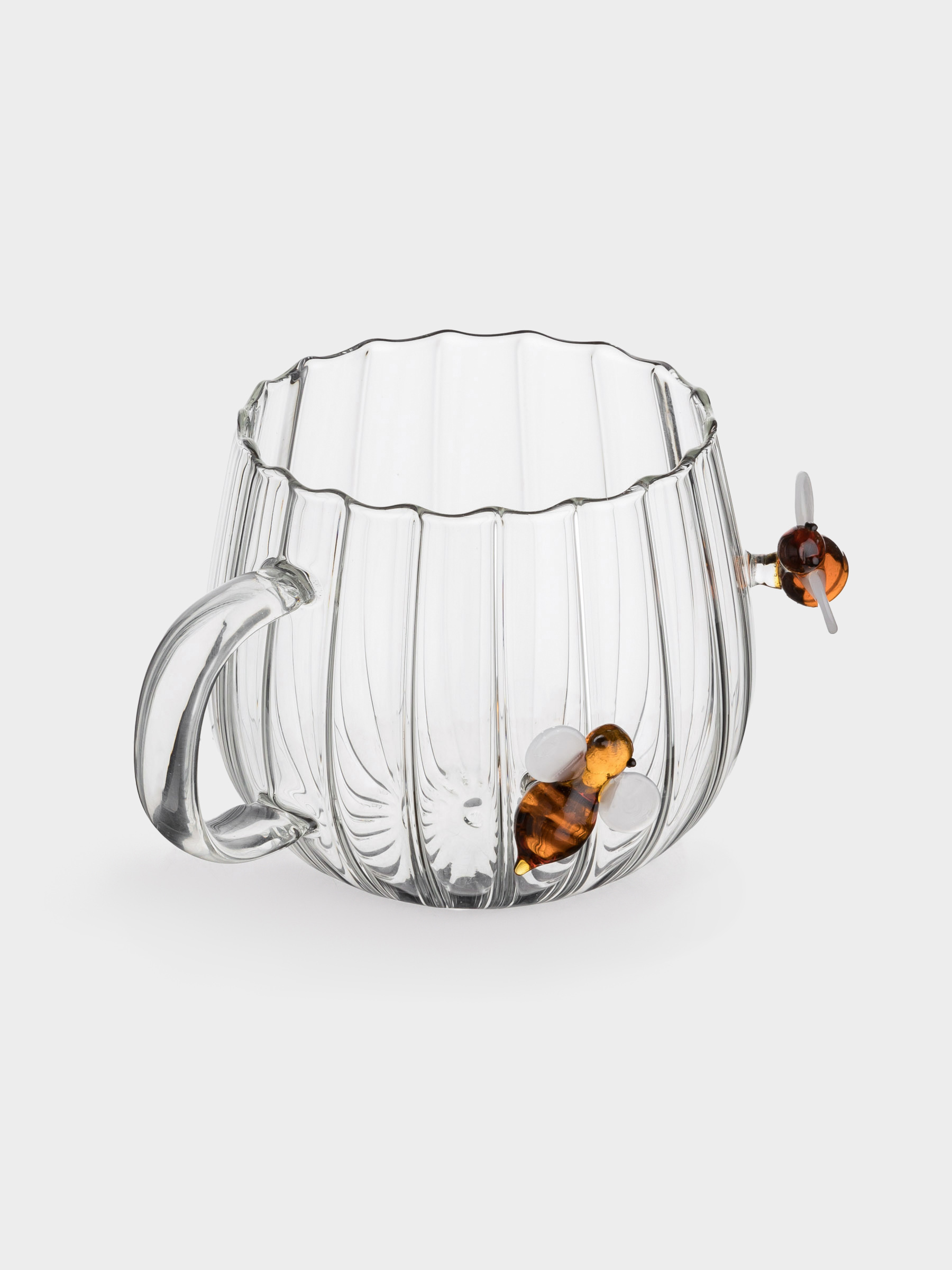 Кружка, 400 мл, стекло Б, Пчелы, Camellia decor, image-1