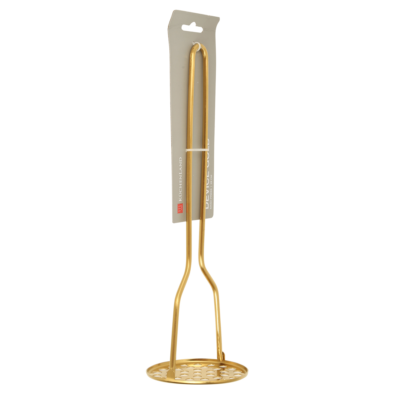 Пресс для пюре, 28 см, сталь, золотистый, Device gold, image-2
