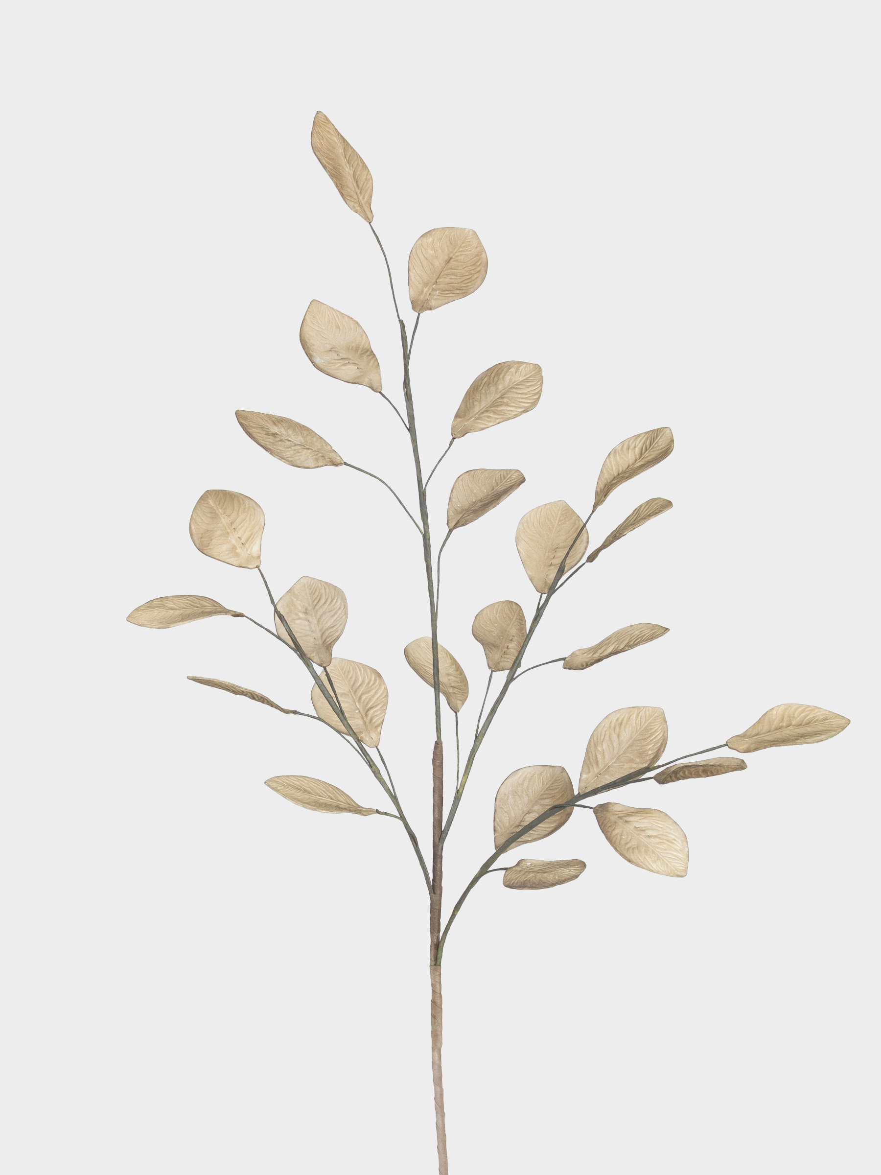 Ветка декоративная, 1,1 м, пластик/бумага, Листья, Broadleaf decor, image-1