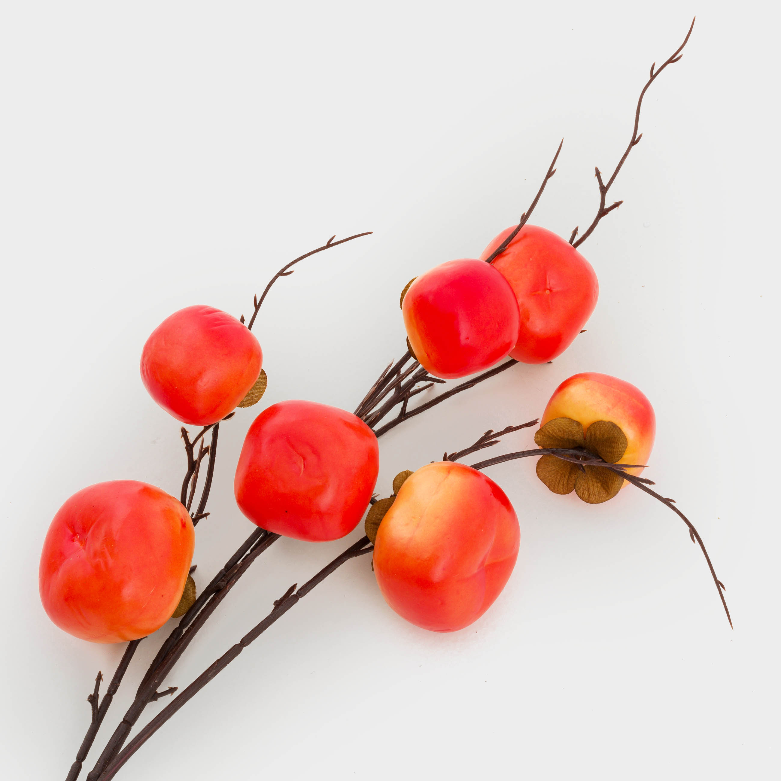 Ветка декоративная, 91 см, пенопласт/бумага, Хурма, Forest symphony decor, image-0