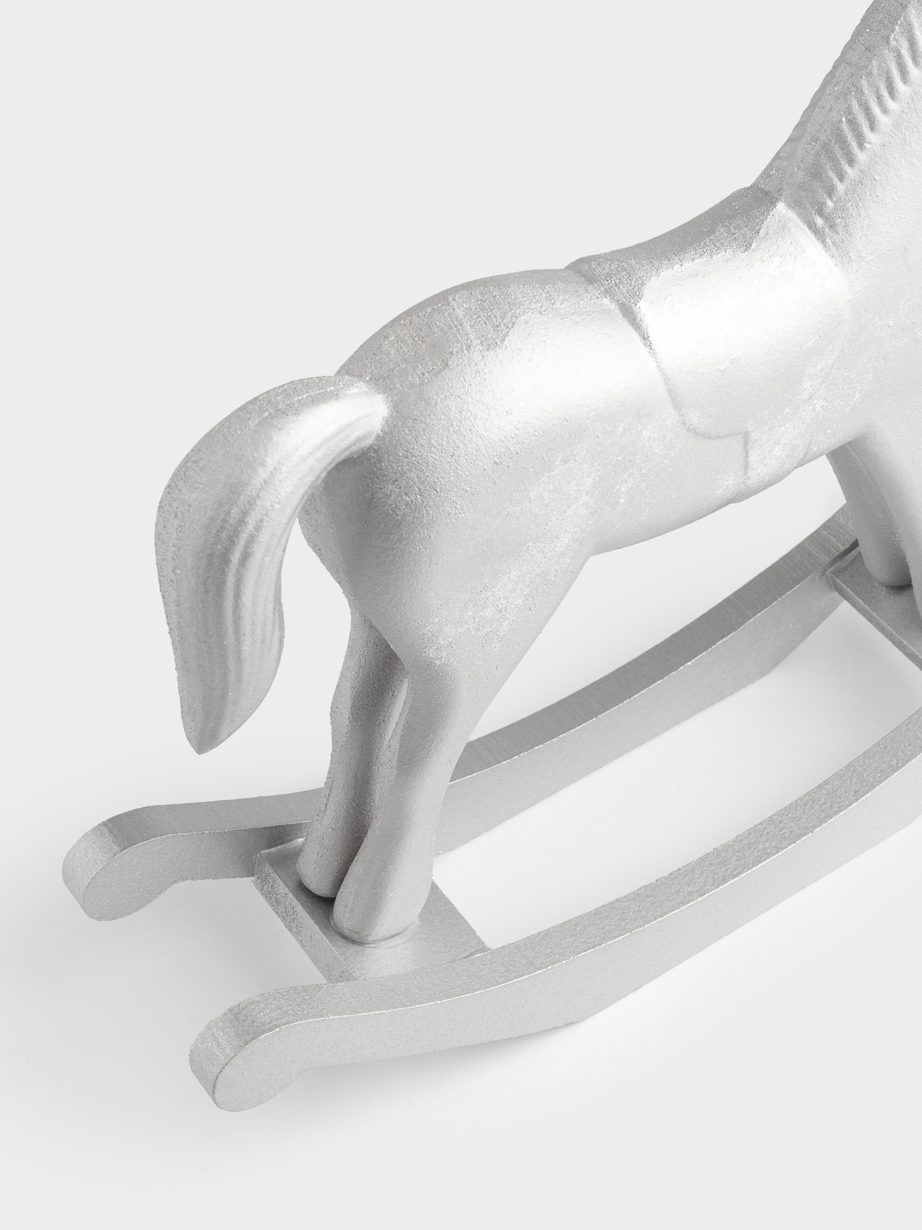 Мүсінше, 22 см, ағаш, алтын, Жылқы, Antique horse, image-4