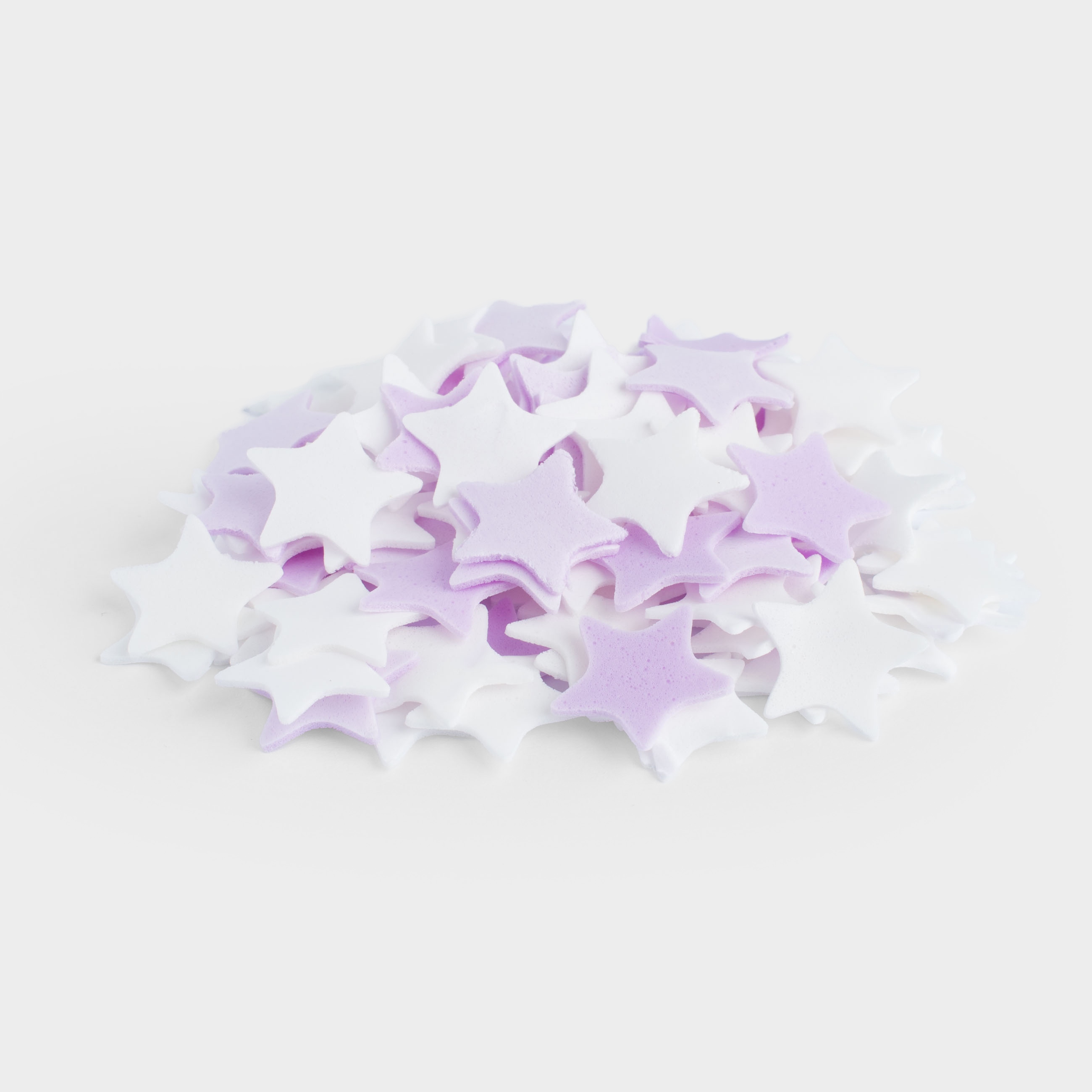 Мыло-конфетти, 2 см, 80 шт, фиолетовое/белое, Кокос/Виноград, Звезда, Confetti, image-4