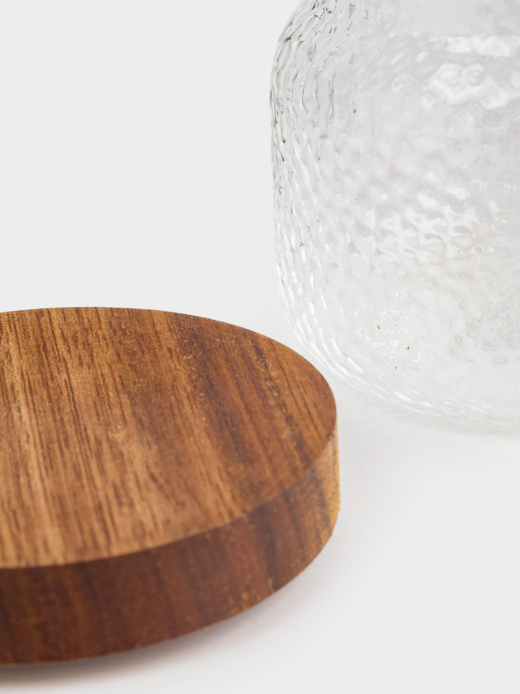 Банка для сыпучих продуктов, 300 мл, стекло/дерево, Ripply wood, image-4