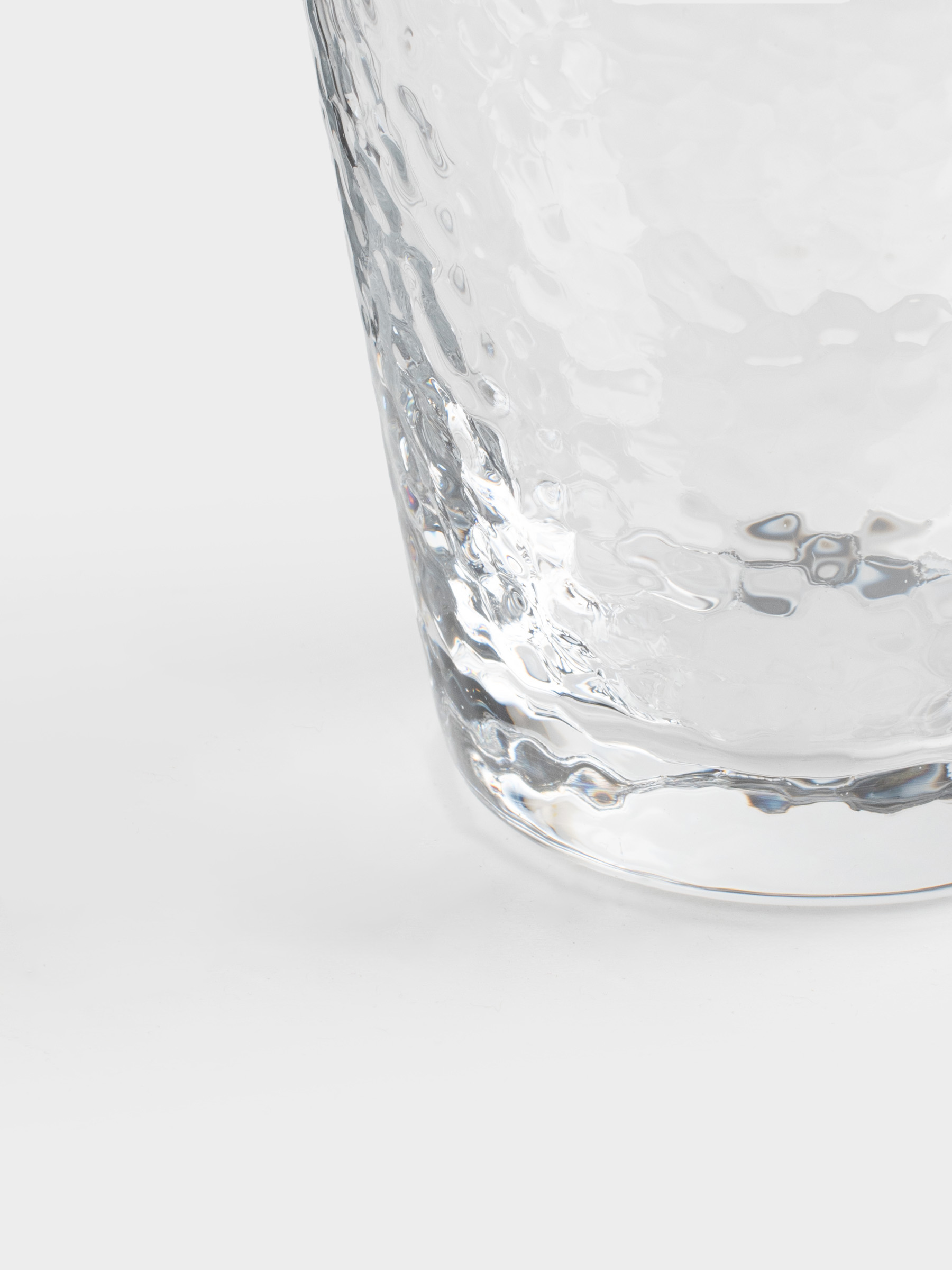 Стакан для виски, 10 см, 270 мл, стекло, с серебристым кантом, Ripply silver, image-2