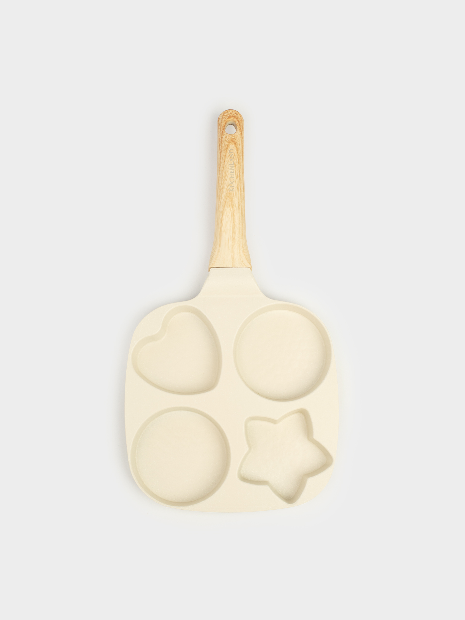 Жұмыртқа мен құймаққа арналған таба, 19 см, 4 бөлім, жабыны бар, алюминий, сарғылт-қоңыр, Пішіндер, Sentimentality, image-5