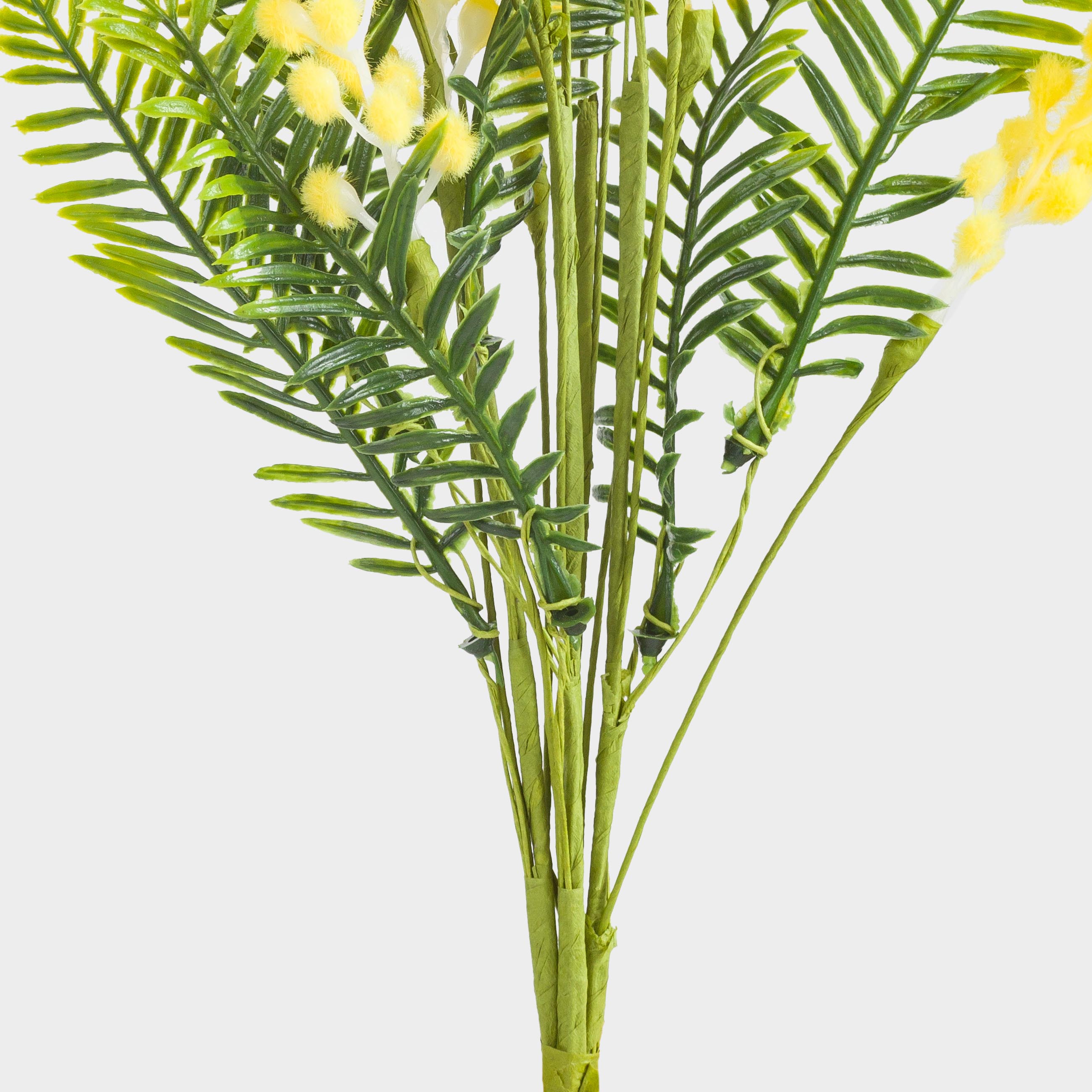 Ветка декоративная, 45 см, пластик/бумага, Мимоза, Mimosa, image-2