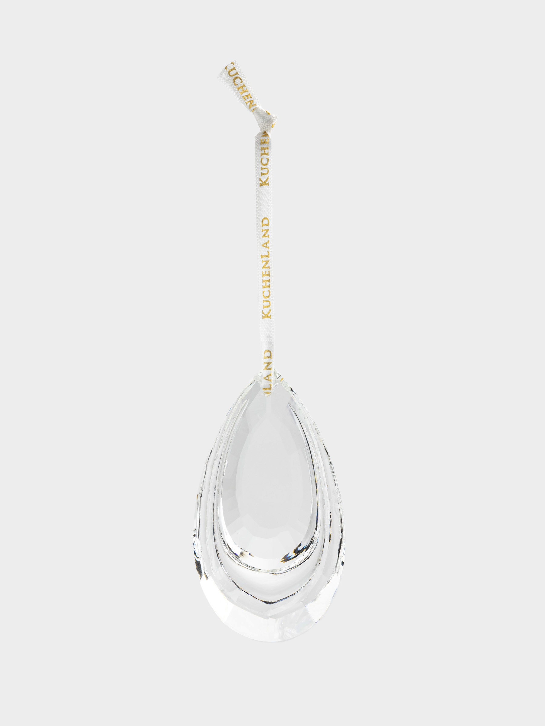 Шырша ойыншығы, 6х7 см, шыны, Тамшы, Ice crystal, image-1