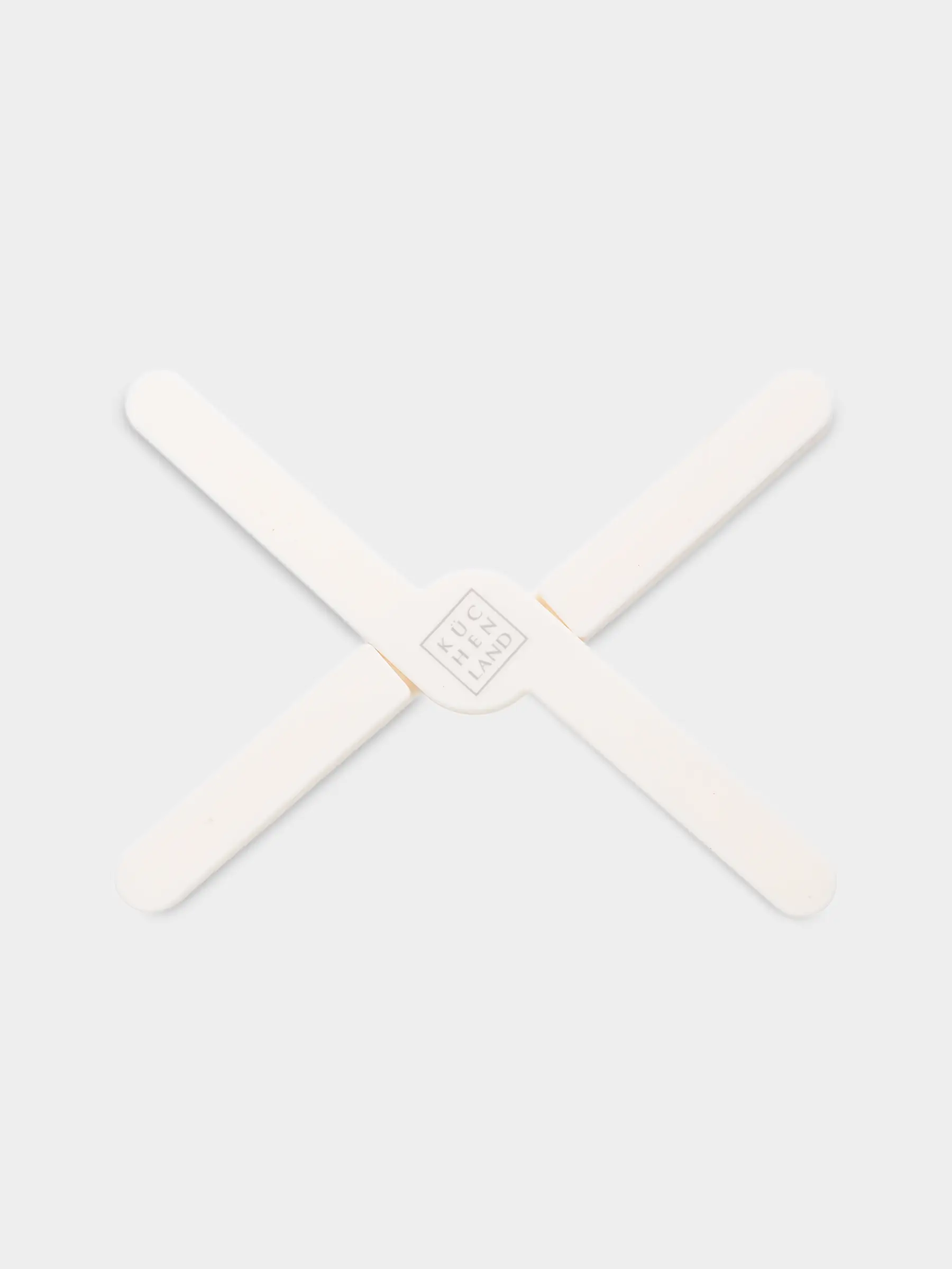 Подставка под горячее, 20 см, складная, силикон, молочная, Soft kitchen, image-0