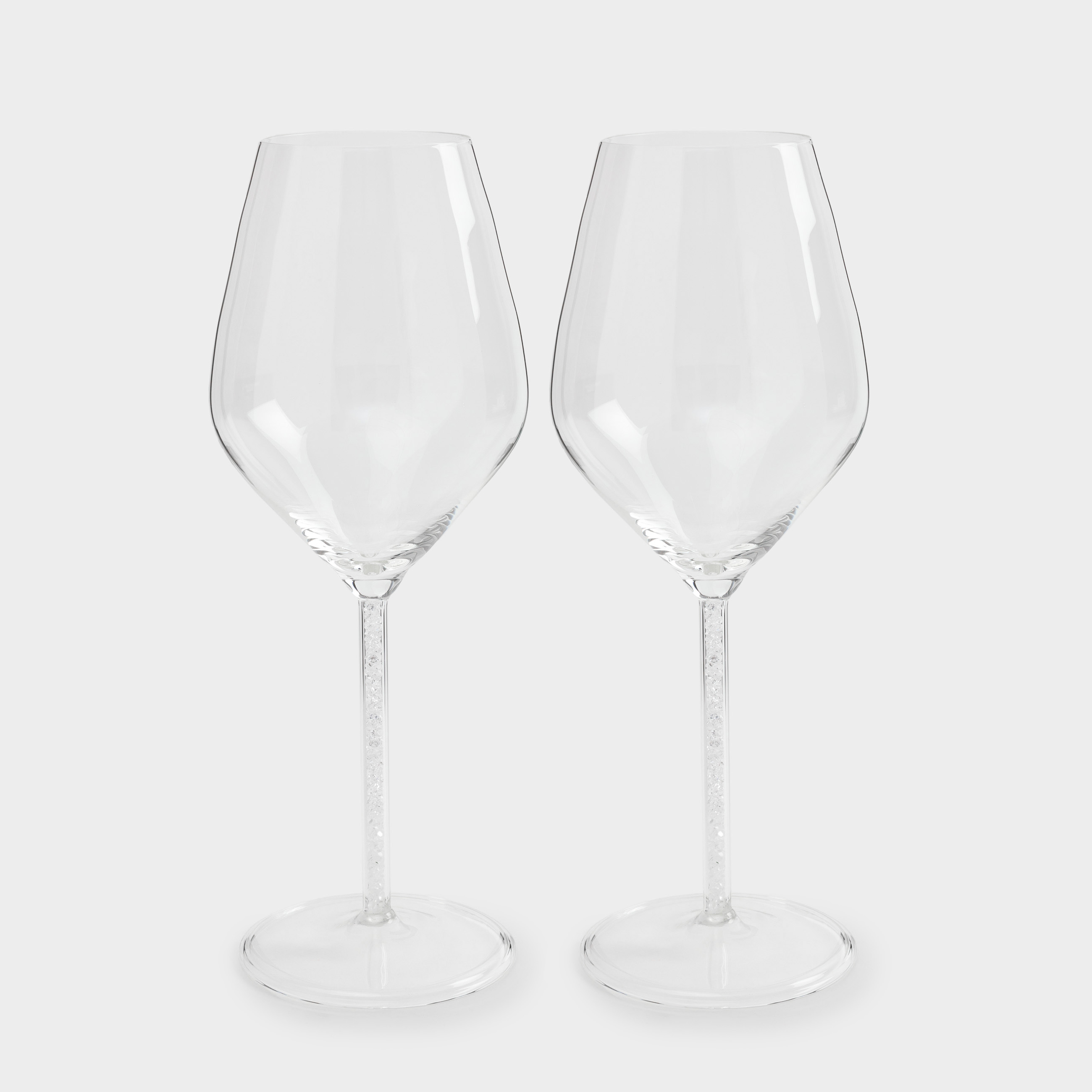 Бокал для вина, 450 мл, 2 шт, стекло/стразы, Crystal decor, image-0