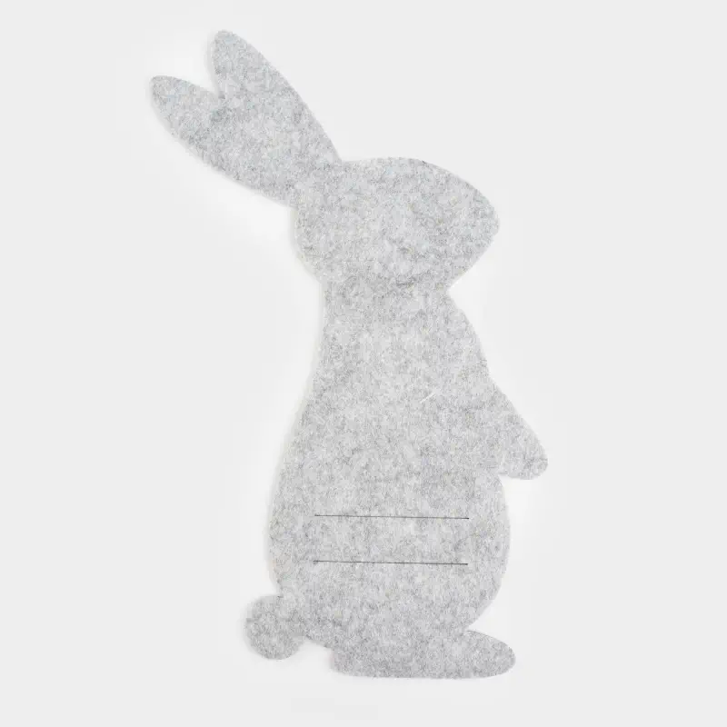 Карман для столовых приборов, 30х19 см, фетр, молочный, Кролик, Felt mat ,image-0