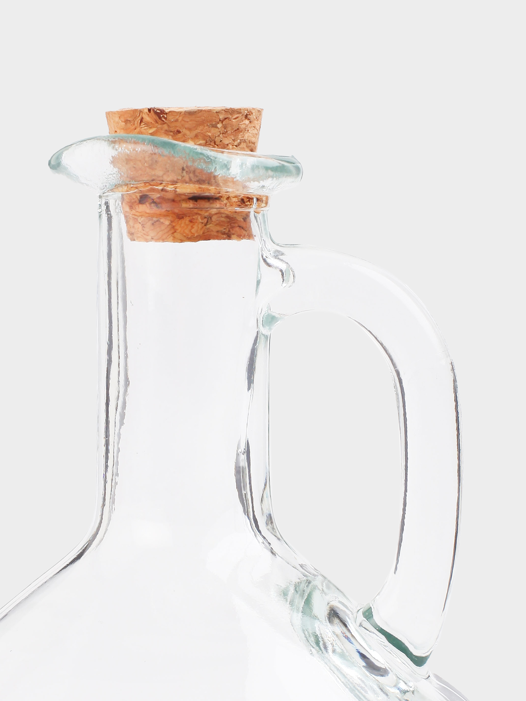 Май немесе сірке суына арналған ыдыс, 350 мл, шыны / тығын, Clear cork, image-3