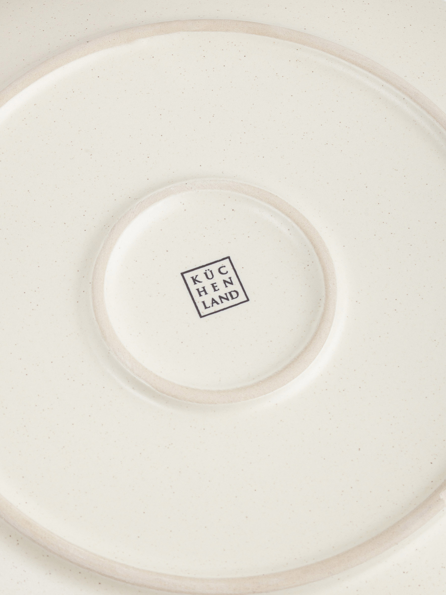 Тарелка обеденная, 27 см, керамика, молочная, Мятый эффект, Crumple creme, image-5