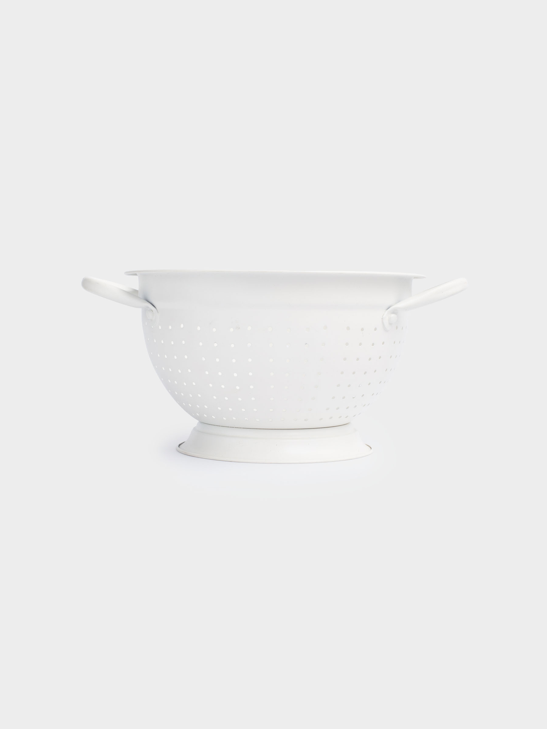 Сүзгі ожау, 22 см, екі тұтқасы бар, болат, сүт түсті, Soft, image-1