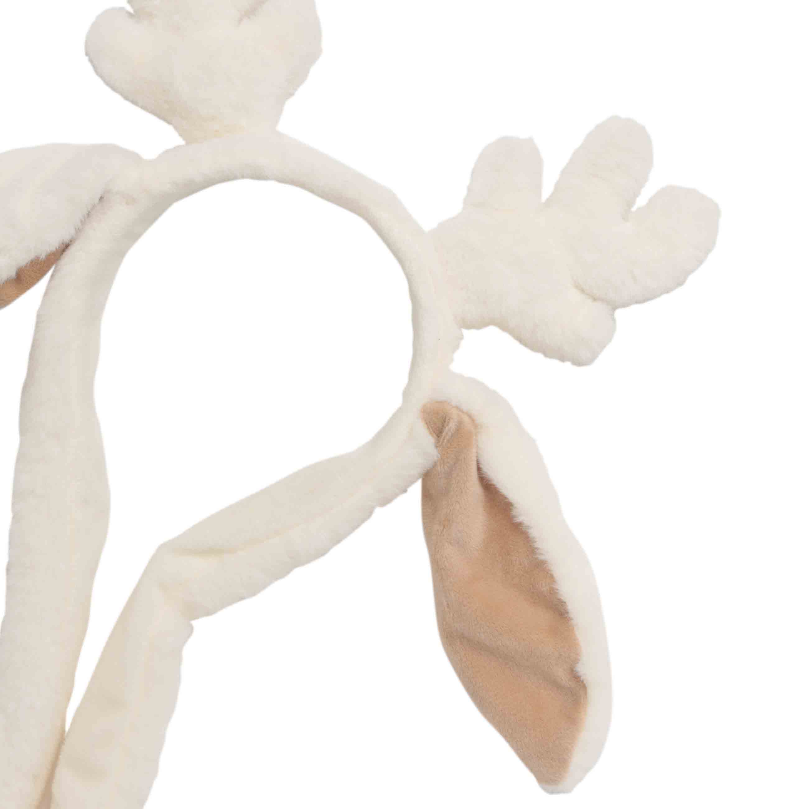 Сәндік жиек, 13х20 см, құлақтары көтерілген, полиэстер, экру, Deer toy изображение № 2