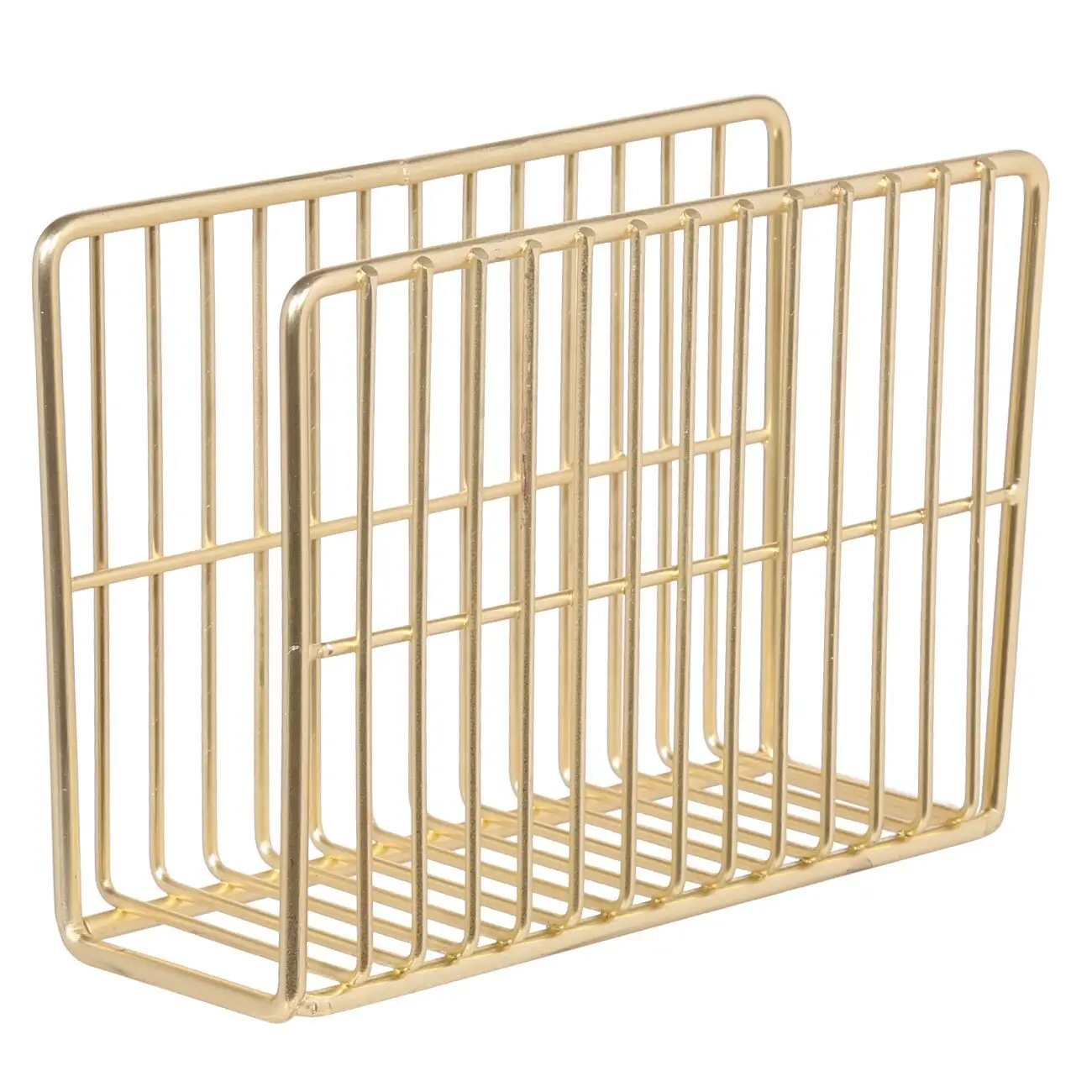 Салфетница, 13 см, металл, золотистая, Twist gold, image-0