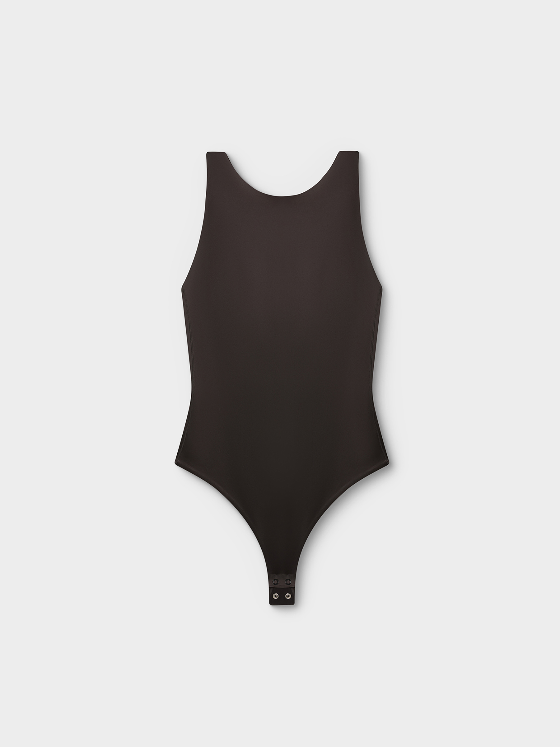 Әйелдерге арналған боди, өлшемі XS, арқасында ойығы бар, полиамид/эластан, мокко, Mireille, image-6