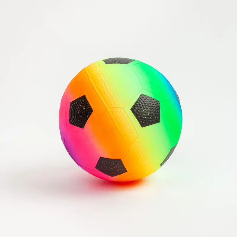 Мяч, 14 см, ПВХ, неоновый, Футбол, Game Neon ,image-0