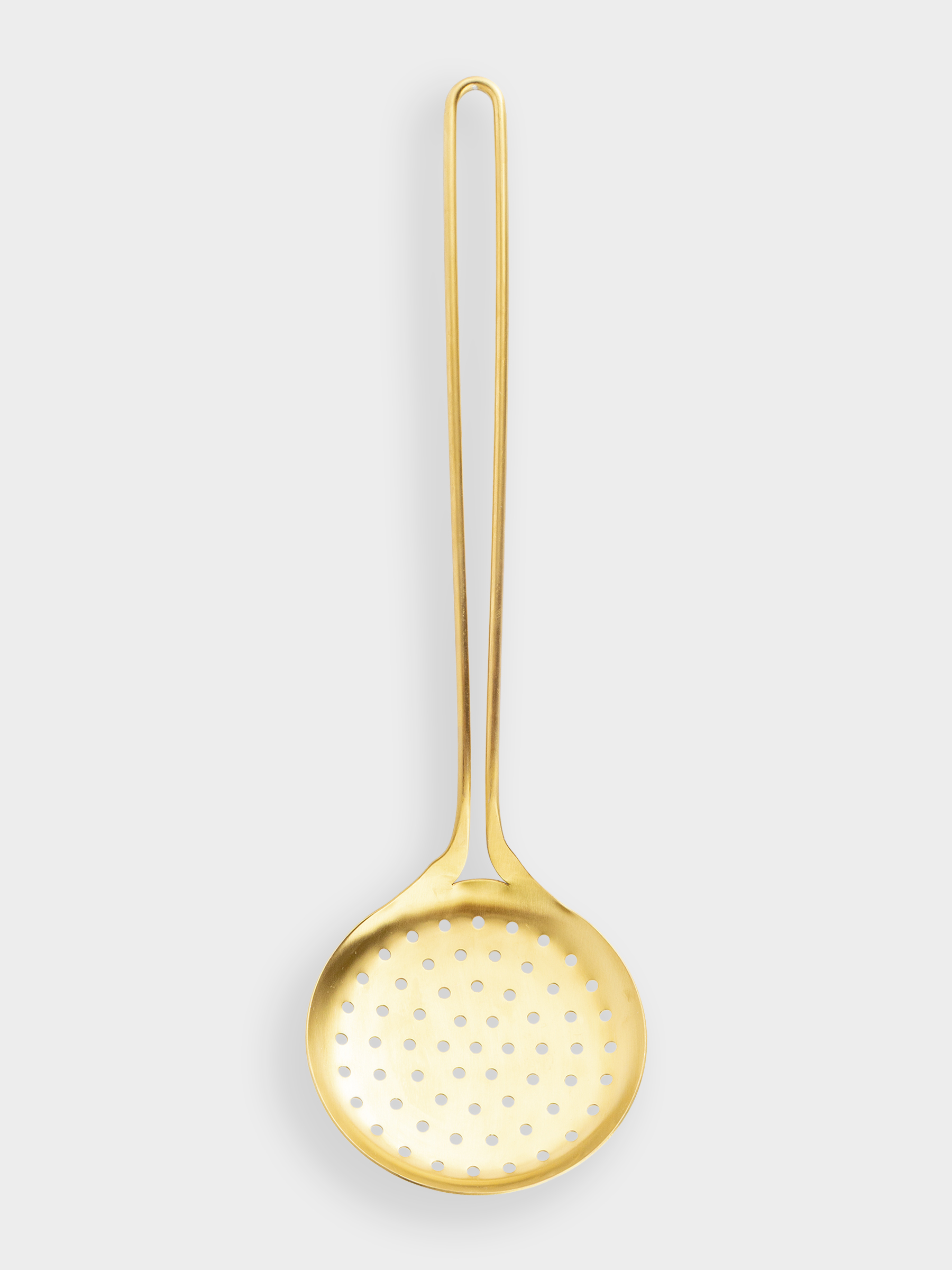 Шумовка, 37 см, сталь, золотистая, Device gold, image-1