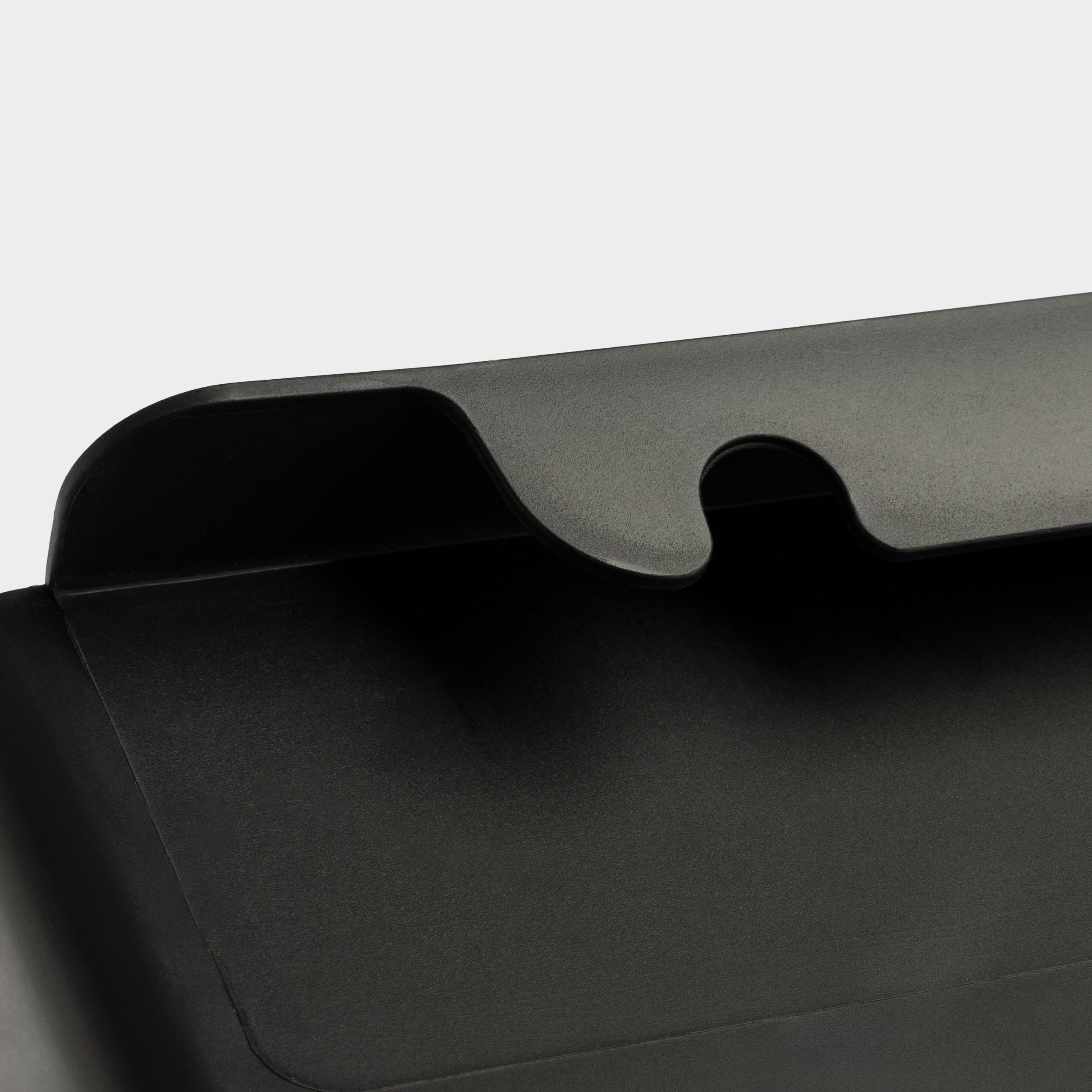 Ведро для мусора, 4 л, складное, подвесное, пластик/резина, черное, Foldaway black, image-8