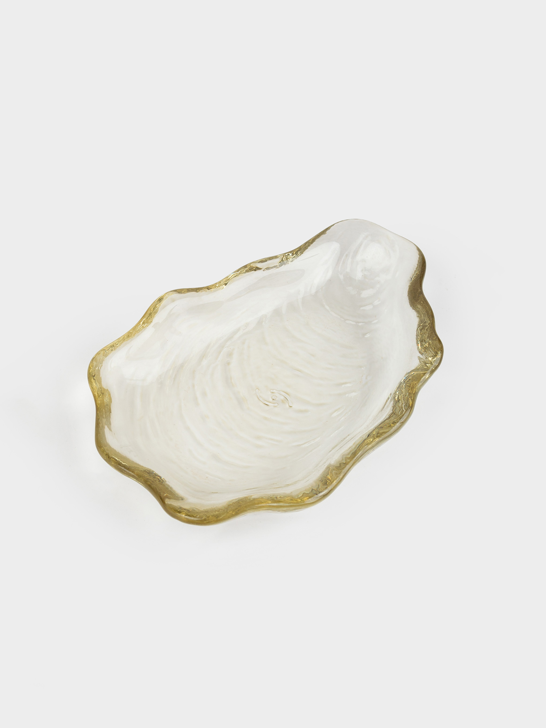 Блюдо, 12х8х2 см, стекло, песочное, Shellfish color, image-0