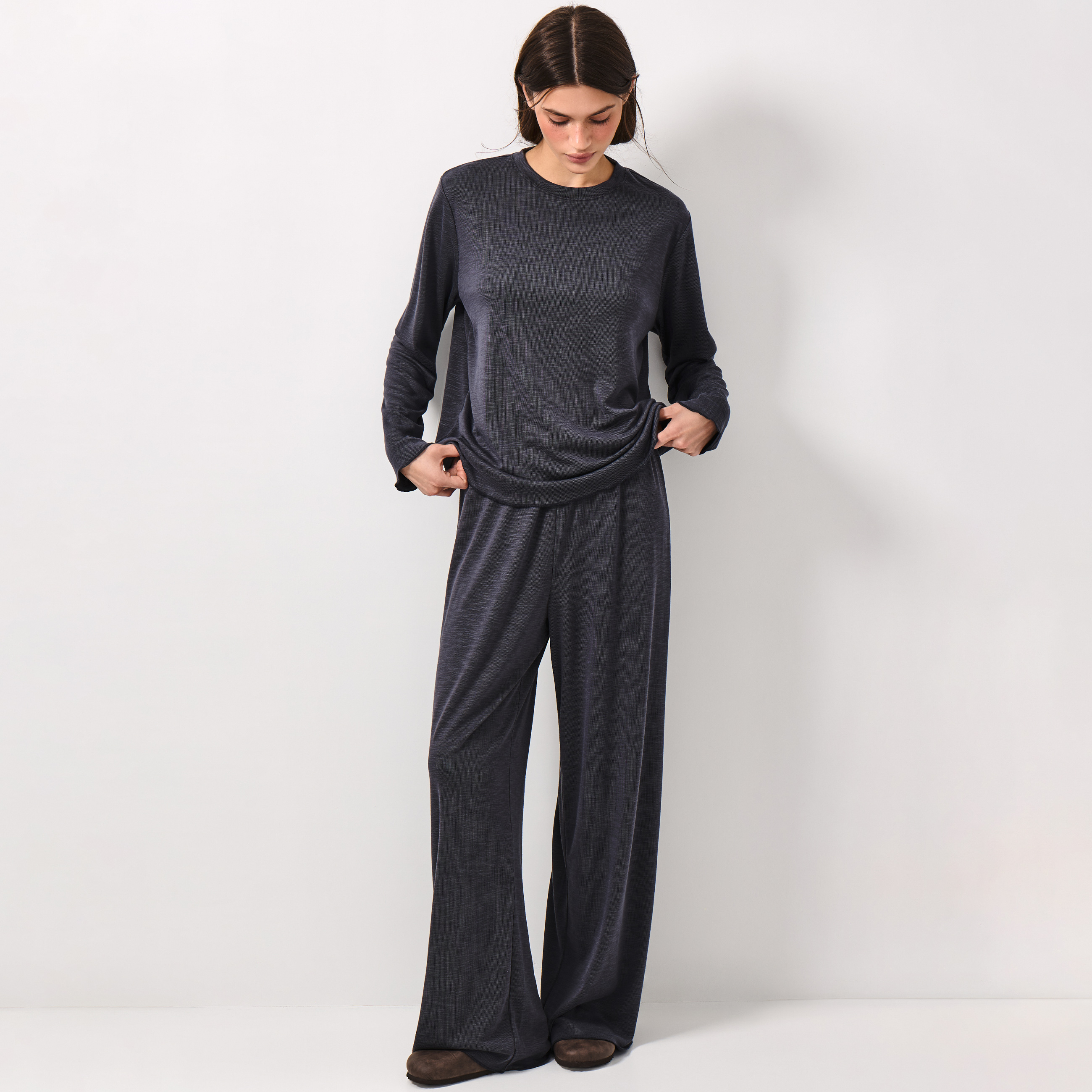 Брюки женские, темно-серые, Savina