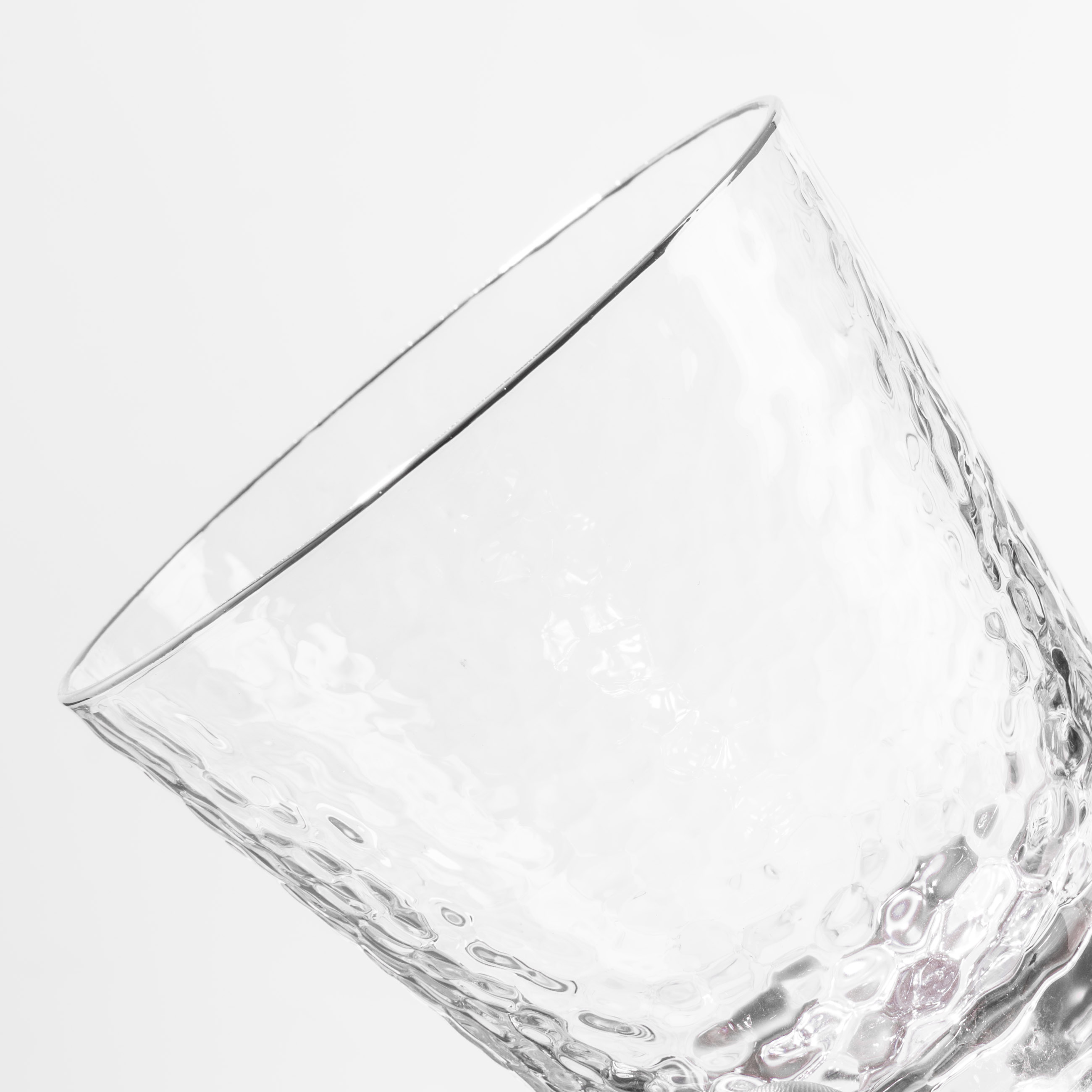 Стакан для виски, 10 см, 270 мл, 6 шт, стекло, с серебристым кантом, Ripply silver, image-5