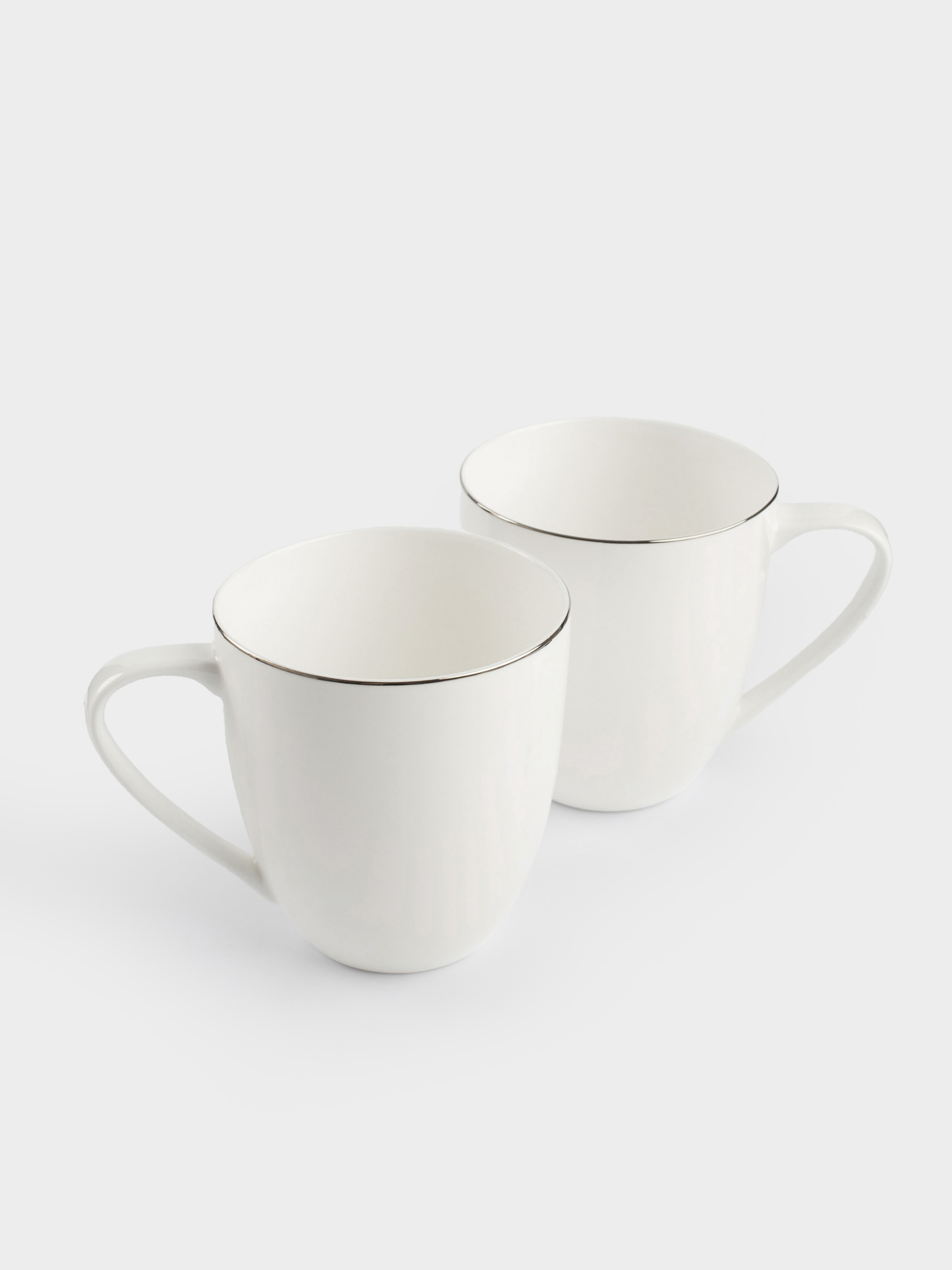 Шыныаяқ, 450 мл, 2 дана, фарфор F, ақ, Ideal silver, image-6