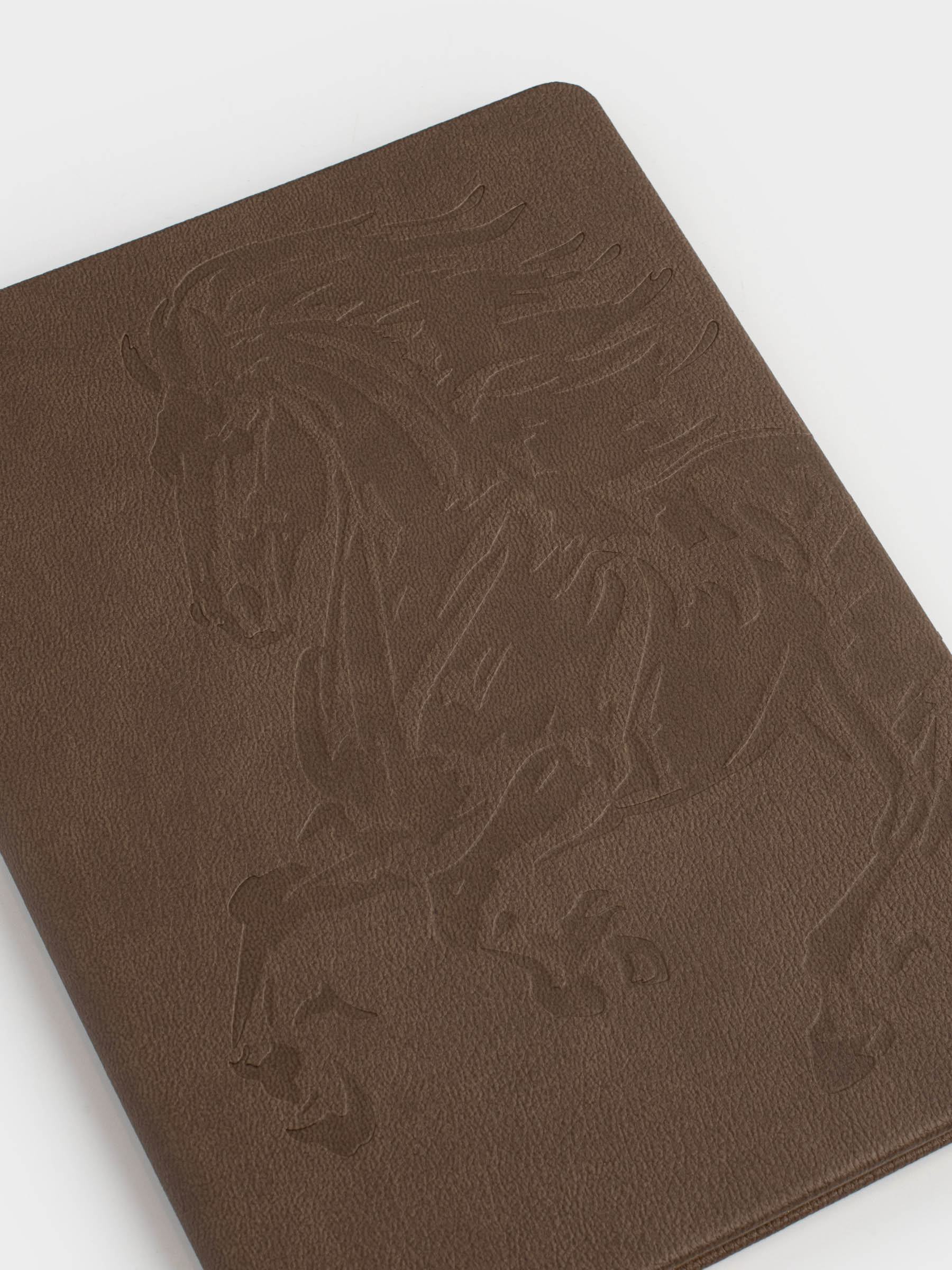 Қаламы бар жазу кітапшасы, 15х20 см, 80 л, полиуретан, қоңыр, Жылқы, B&G, image-5