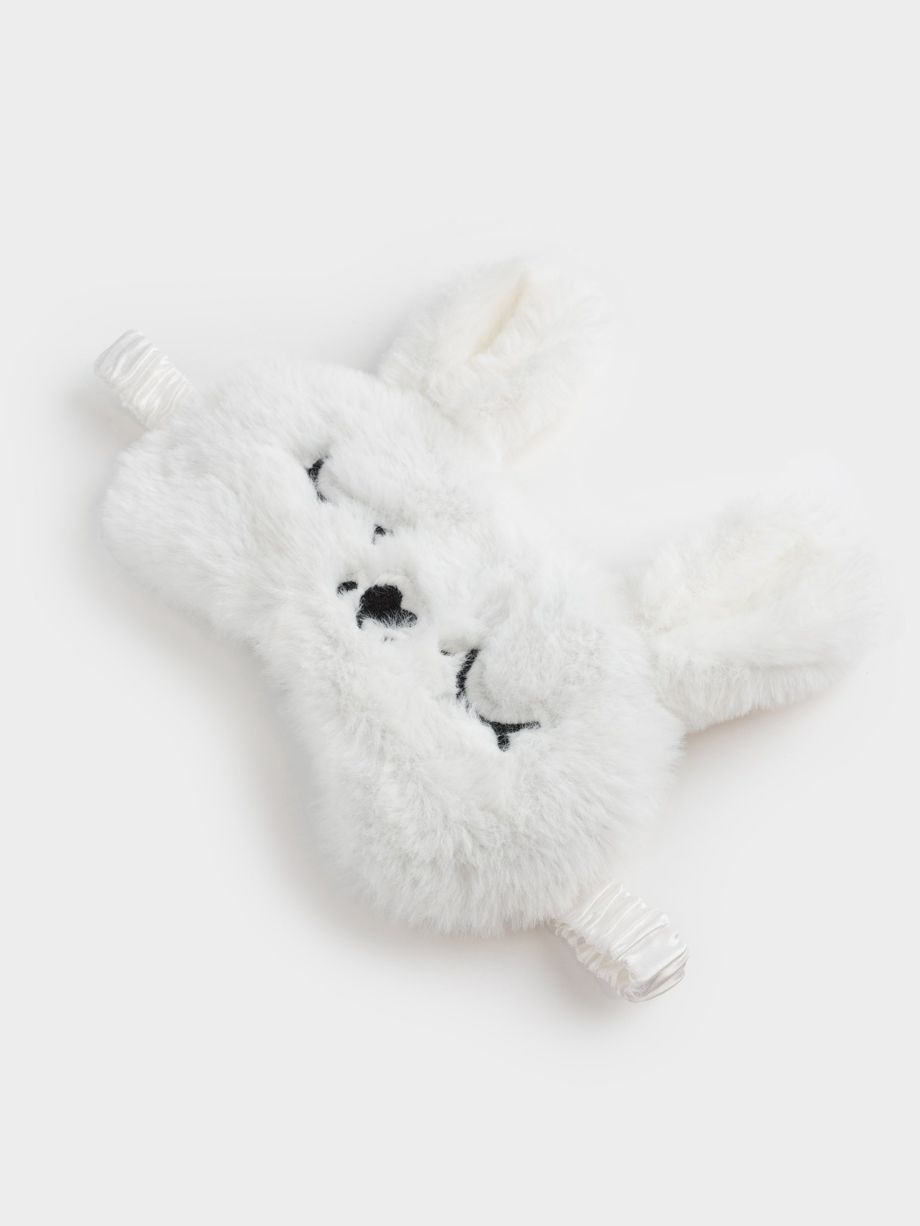 Ұйқыға арналған маска, 18 см, полиэстер/жасанды үлбір, сарғылт-қоңыр, Қоян, Rabbit, image-3