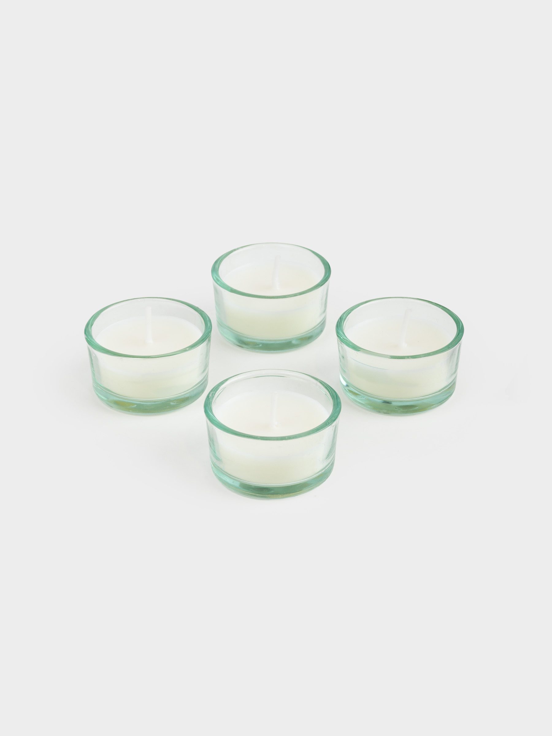 Свеча ароматическая, 5 см, 4 шт, в подсвечнике, стекло, Peony Blush, Luxury white, image-4