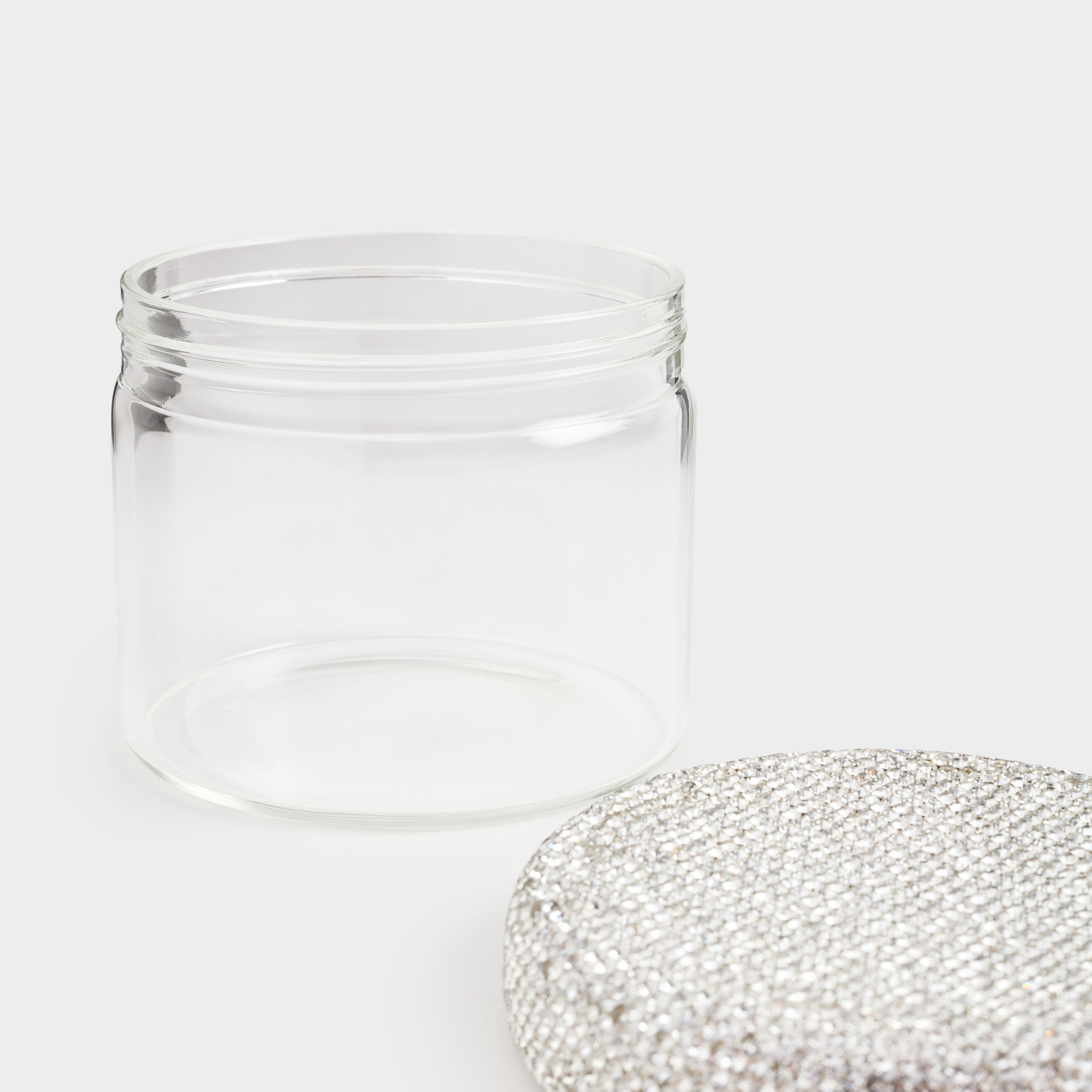 Сақтауға арналған ыдыс, 10х9 см, 450 мл, шыны Б/страздар, Crystal decor, image-4
