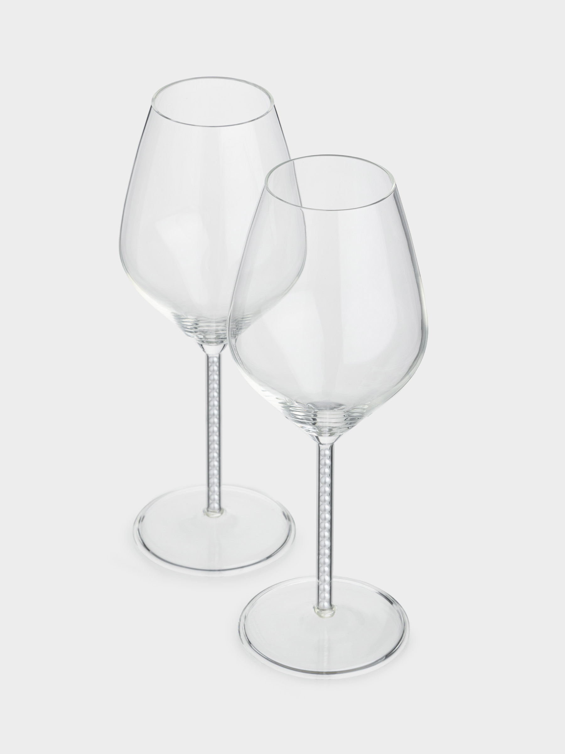 Шарап бокалы, 450 мл, 2 дана, інжу-маржаны бар, шыны/пластик, Crystal pearl, image-3