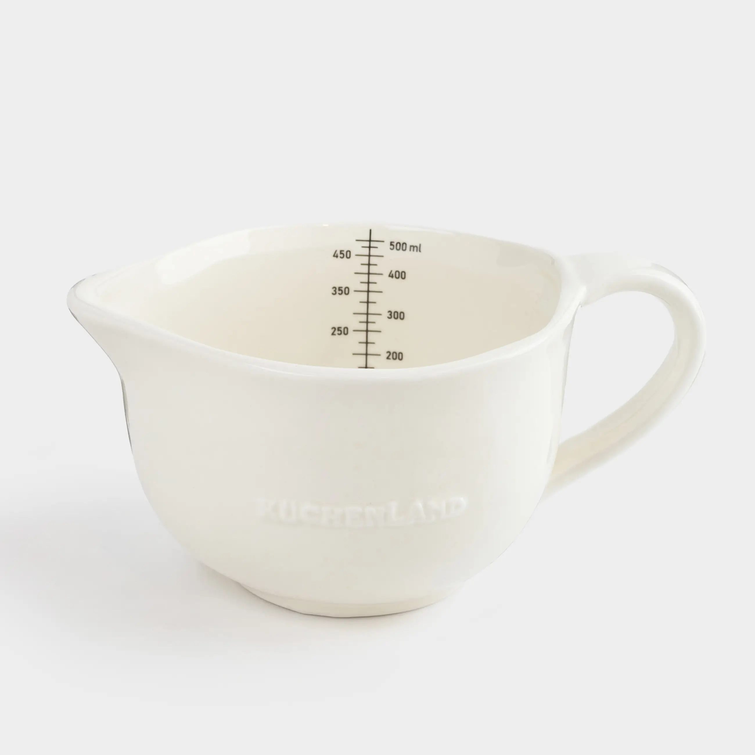 Өлшеуіш ыдыс, 500 мл, керамика, сүтті сарғылт-қоңыр, дақты, Ceramo speckled