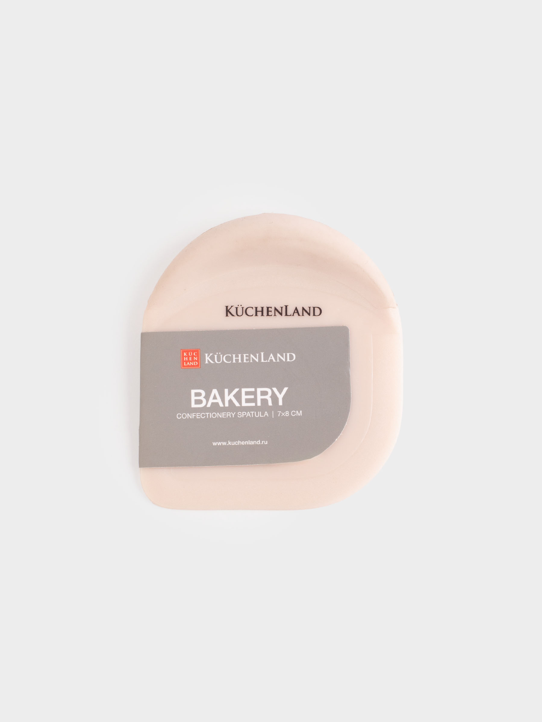 кондитерлік Шпатель, 7x8 см, ұстағышы бар, нейлон, бежевый, Benefit, image-5