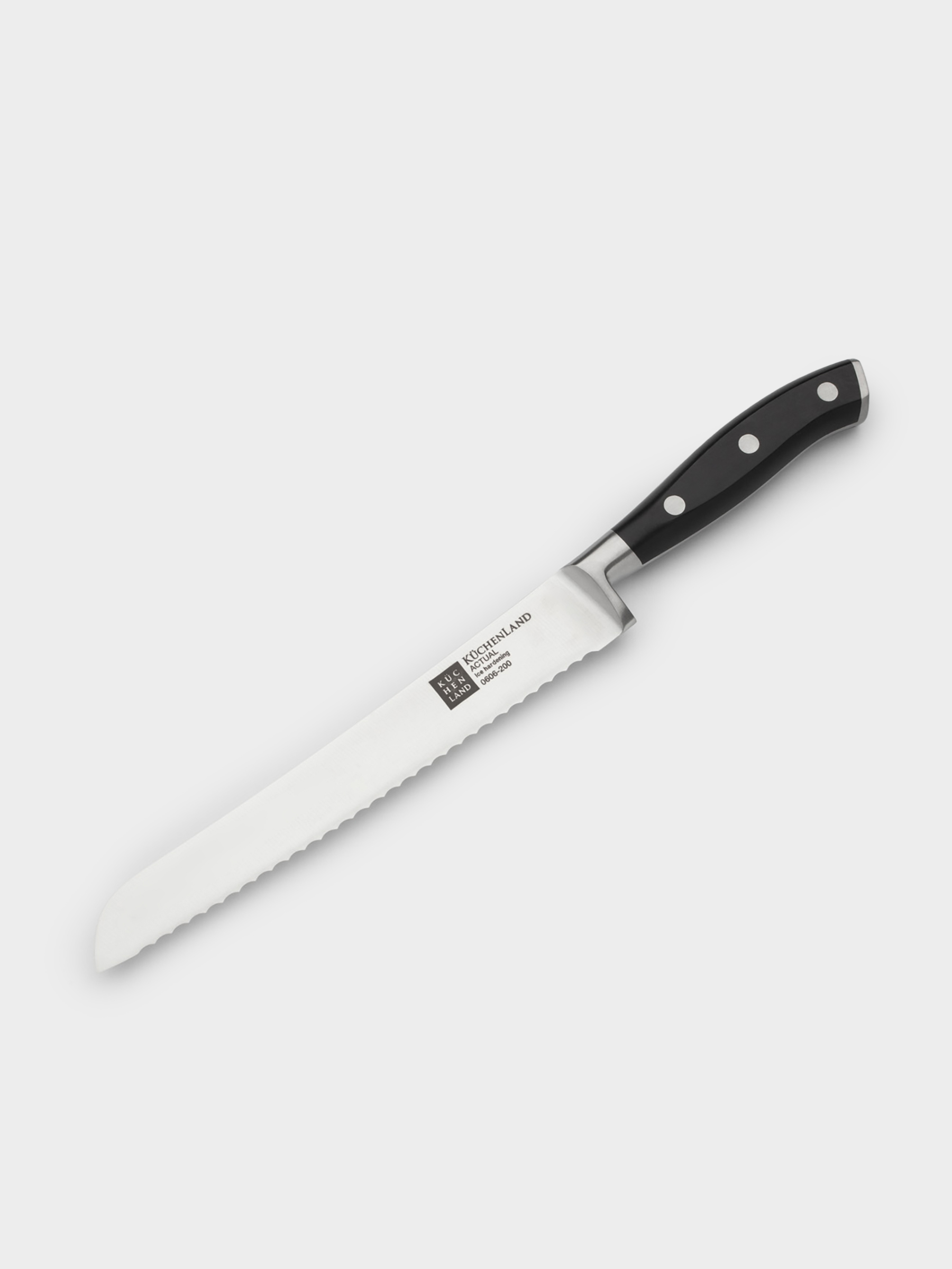 Нож хлебный, 20 см, сталь/пластик, Actual, image-1