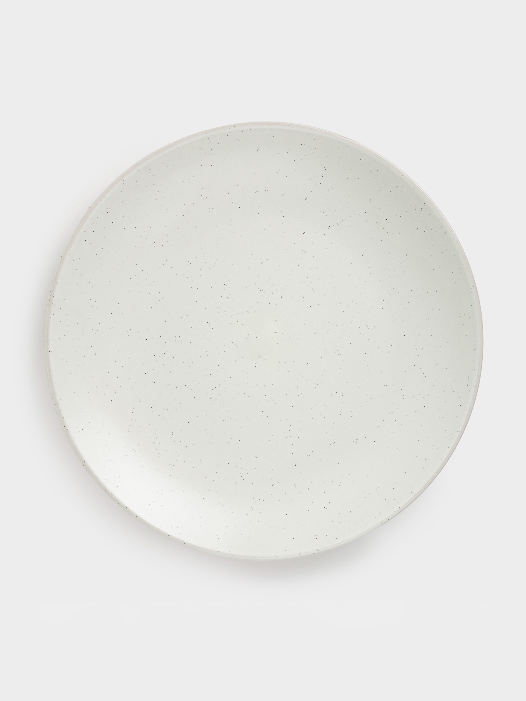 Тарелка закусочная, 21 см, 2 шт, керамика, молочная, в крапинку, Particle, image-3