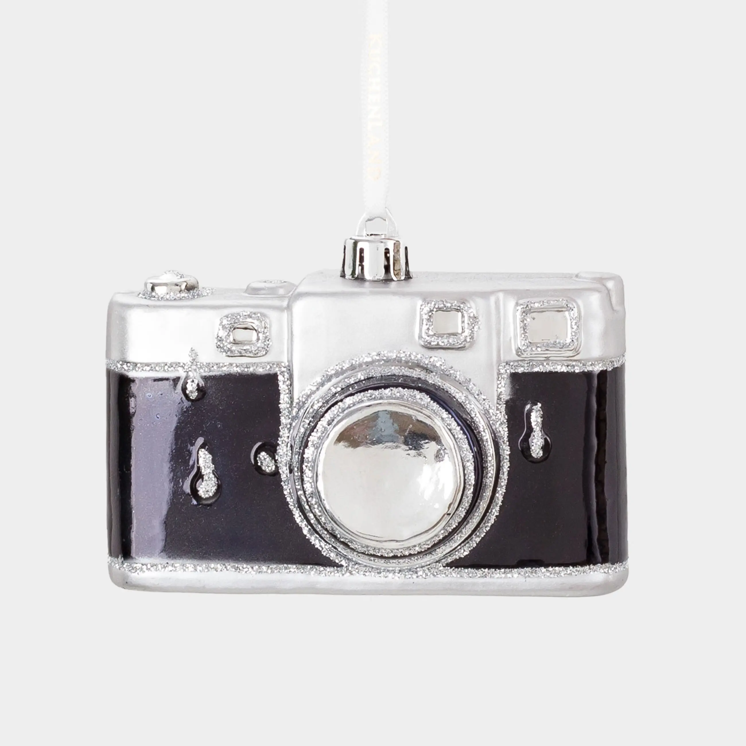 Игрушка елочная, 10х6 см, пластик, черная, Фотоаппарат, Figure christmas
