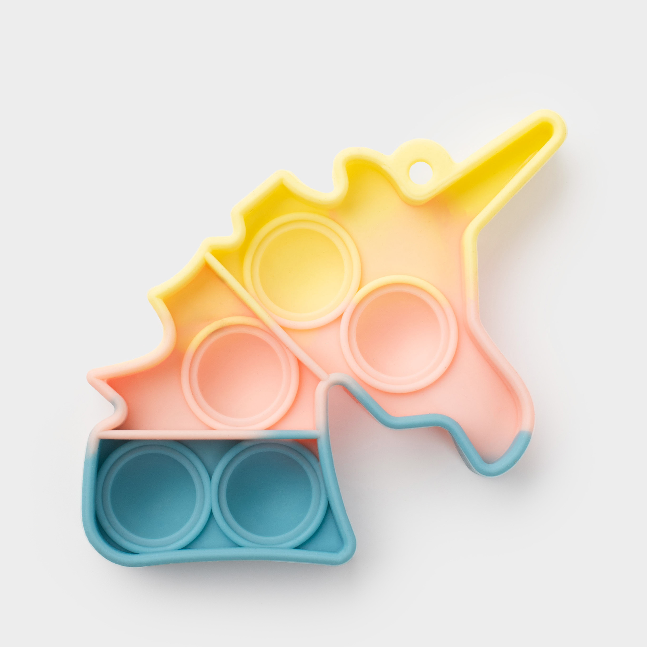 Игрушка-антистресс Pop-it, 10х6 см, силикон, цветная, Единорог, Pop-it, image-0